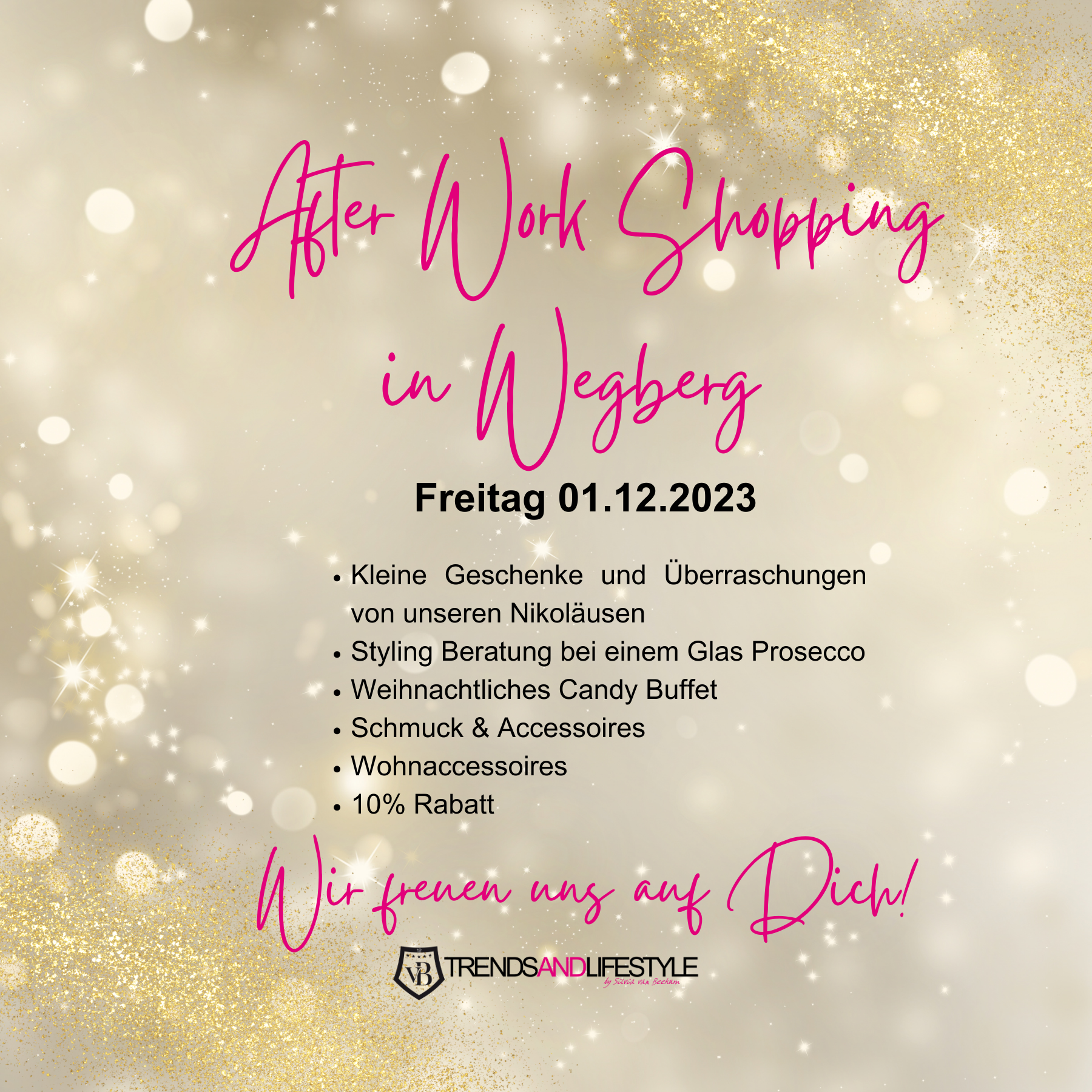 Weihnachts – After Work Shopping | Freitag 01.12.2023