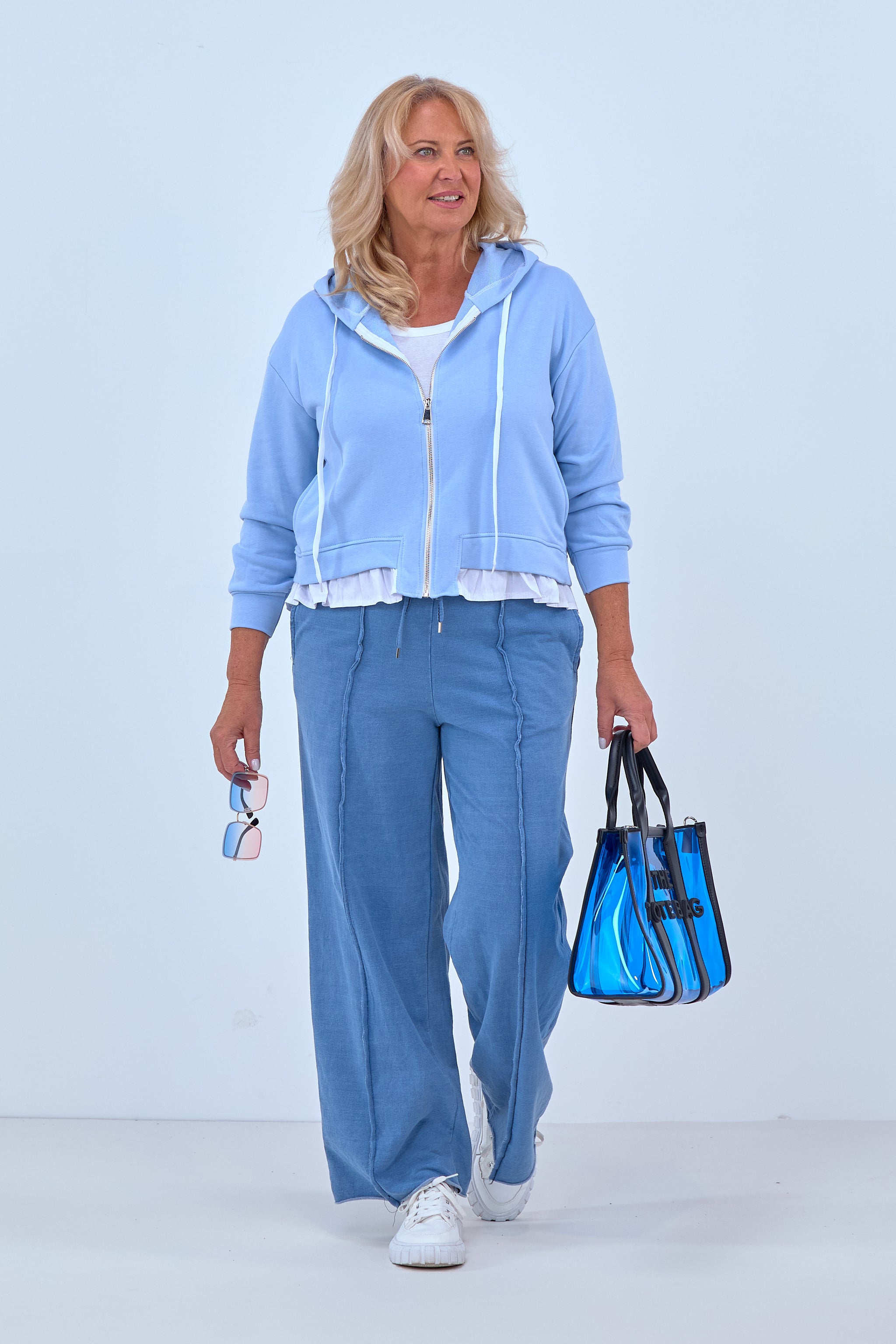 Damen Hoodie Jacke blau Trends & Lifestyle Deutschland GmbH