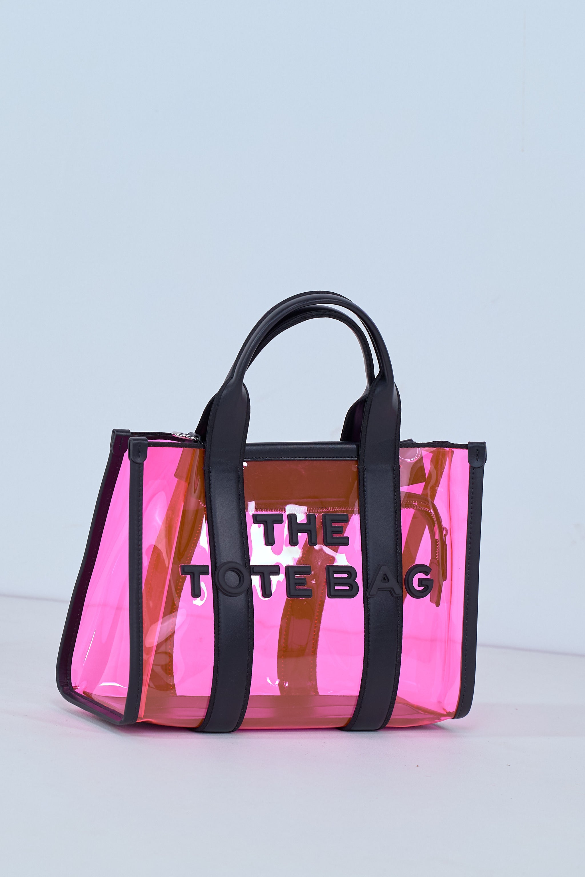 Pink pvc sales bag