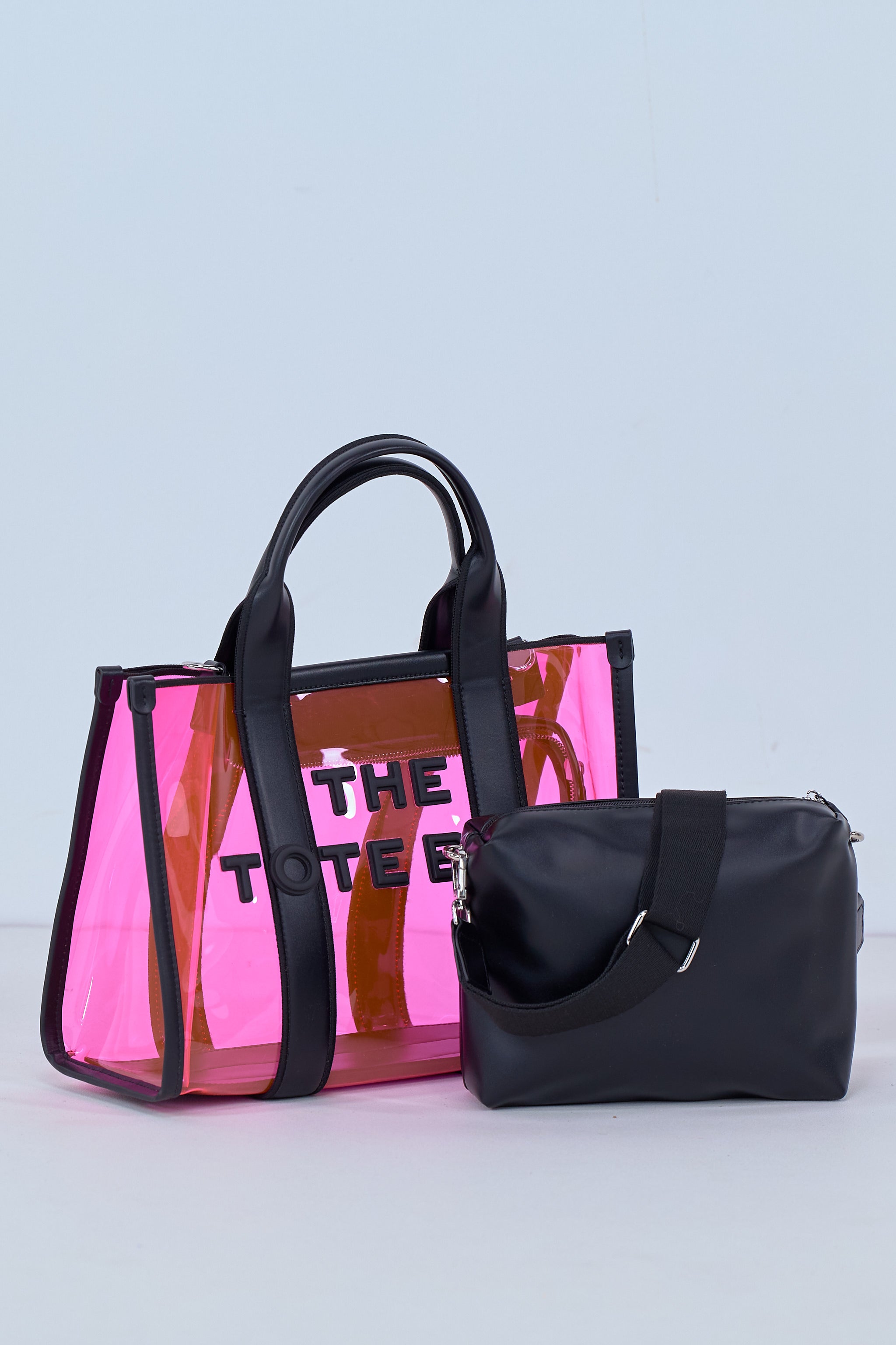Hochwertige PVC Bag in Bag, pink