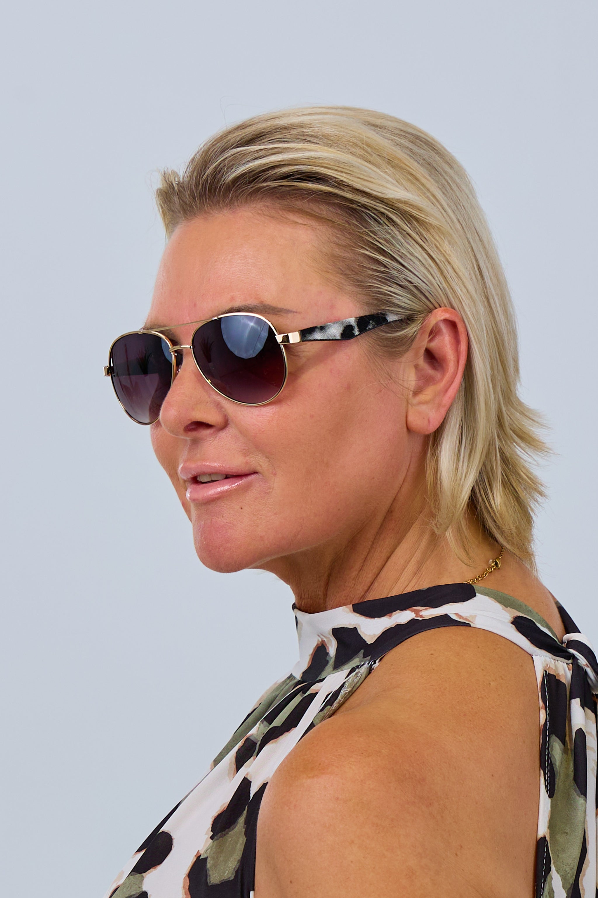 Sonnenbrille im Piloten-Style, schwarz von Trends & Lifestyle