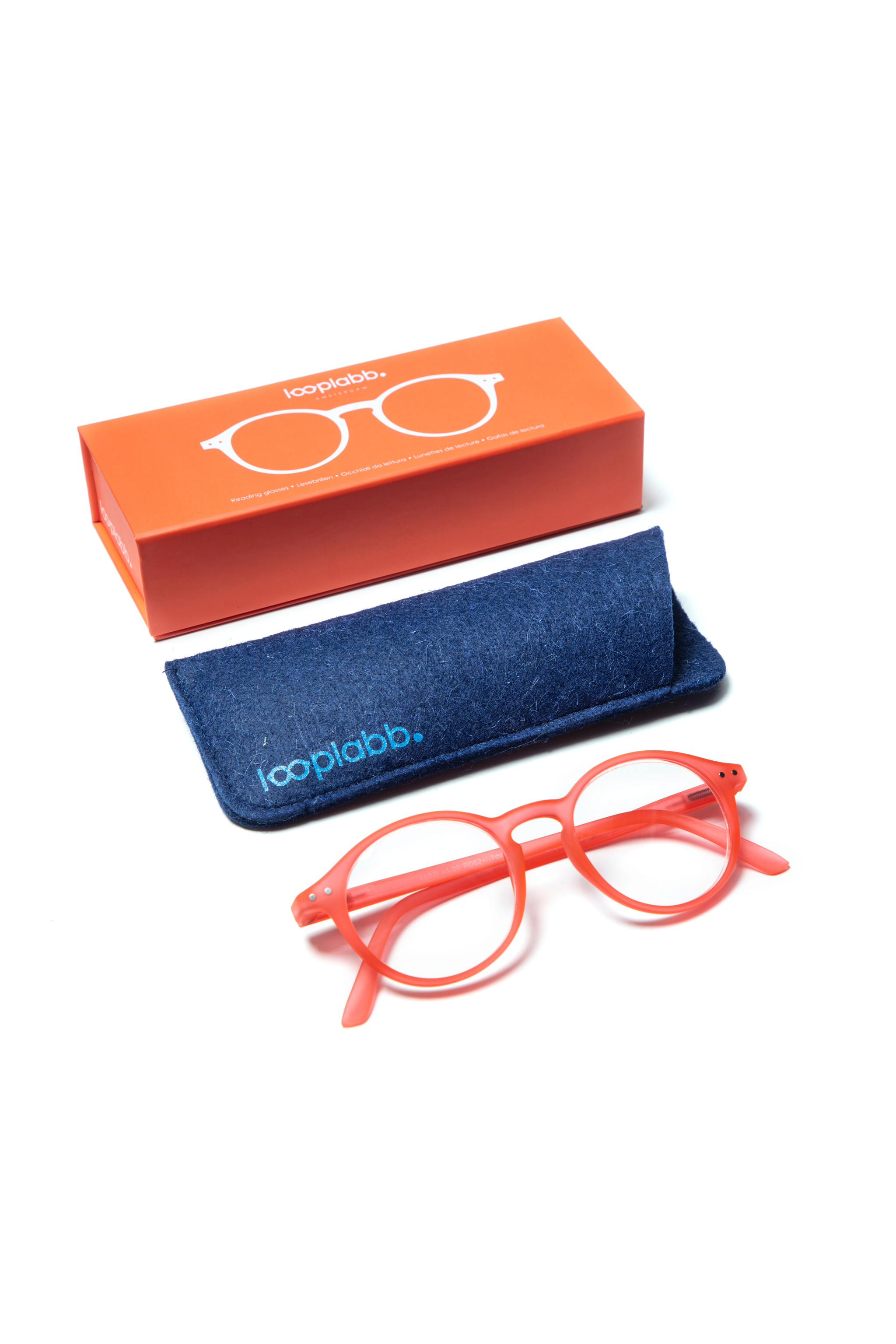 Looplabb Lesebrille "Faust" in apricot bei Trends & Lifestyle Deutschland