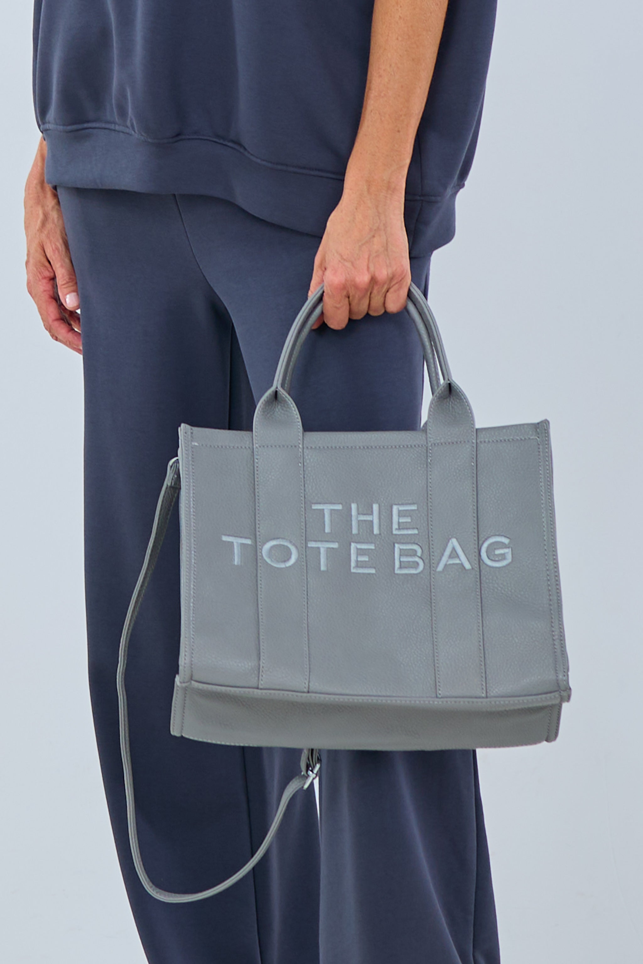 Stylischer Shopper, grau