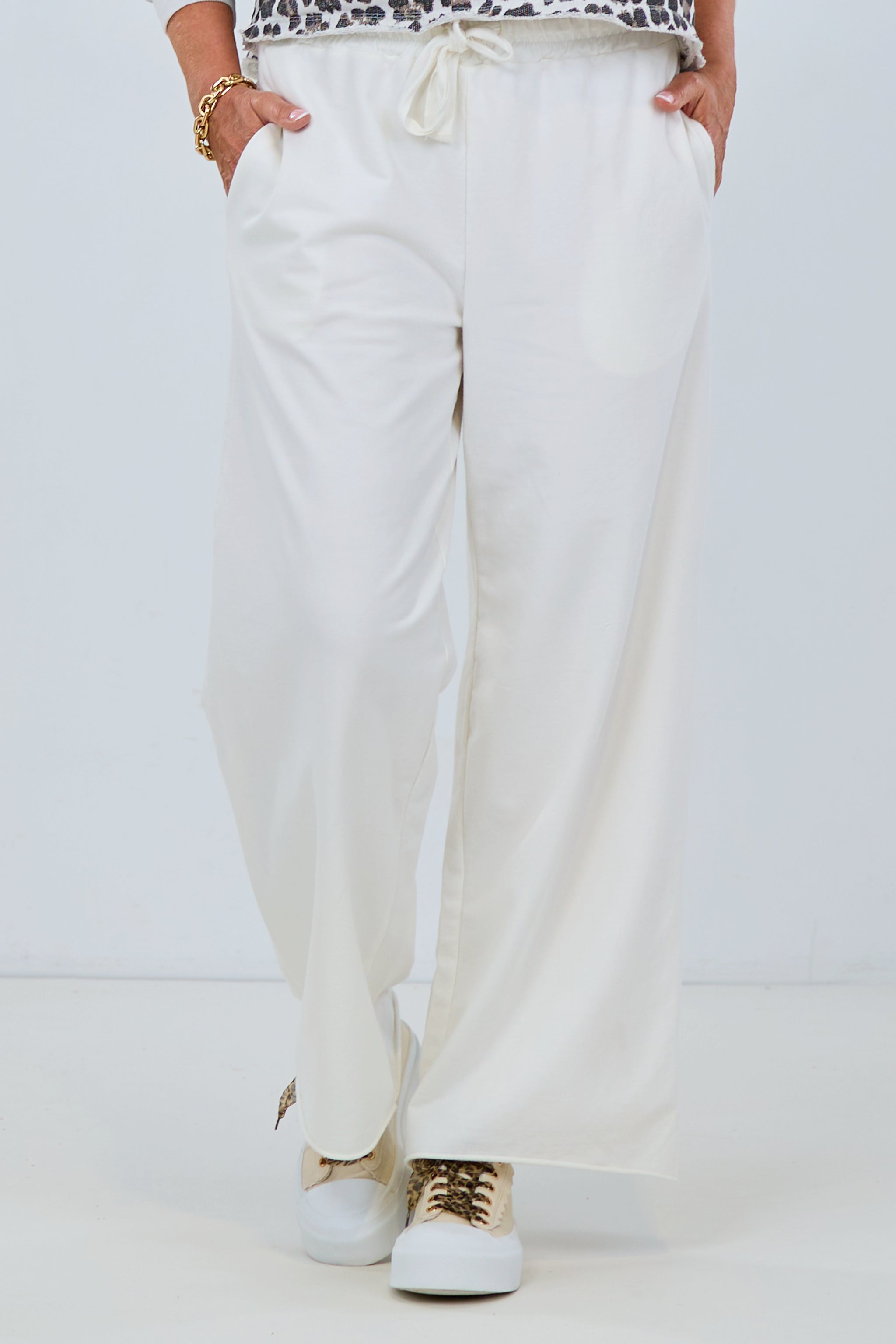 Sweat Hose mit geradem Bein, ecru von Trends & Lifestyle Deutschland GmbH