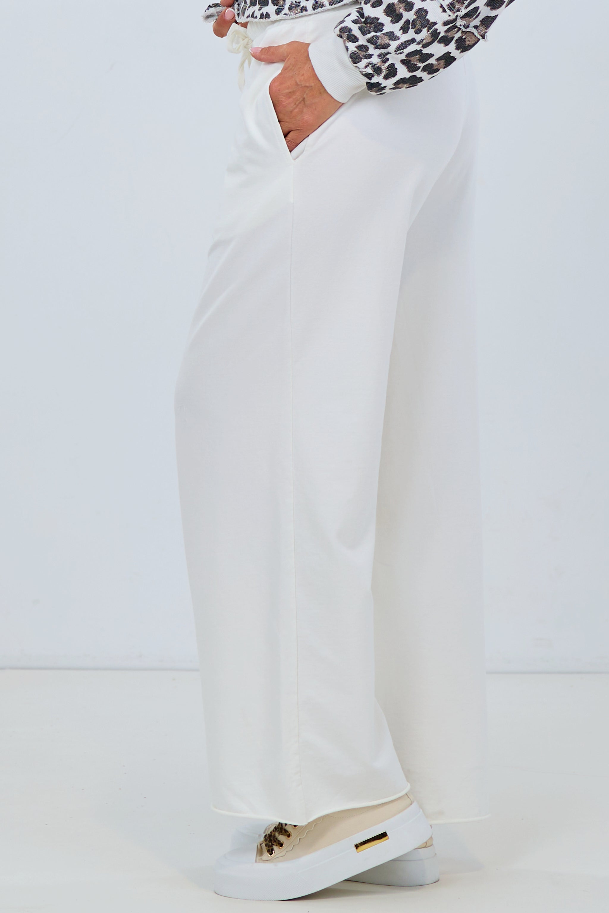Sweat Hose mit geradem Bein, ecru von Trends & Lifestyle Deutschland GmbH
