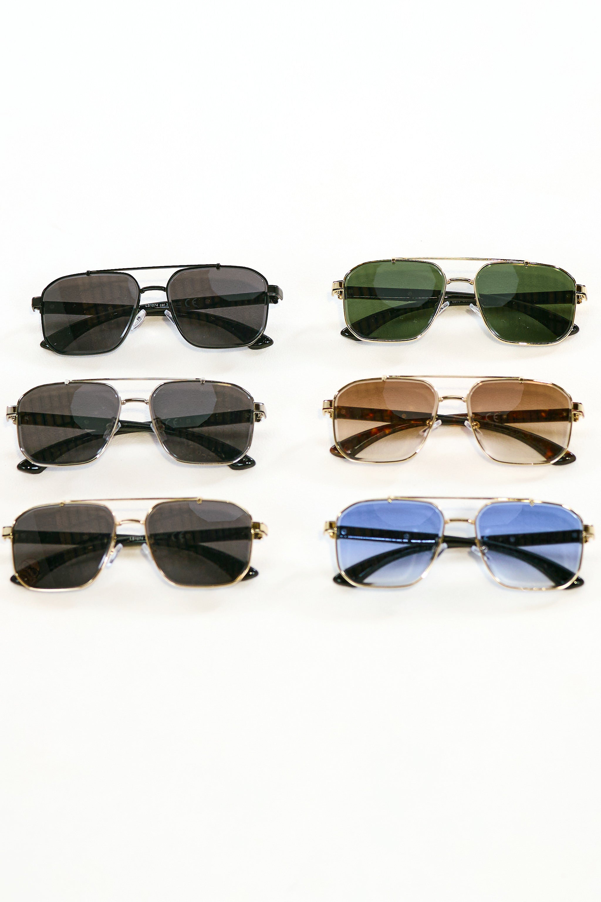 Stylish pilot-style sunglasses, see variants