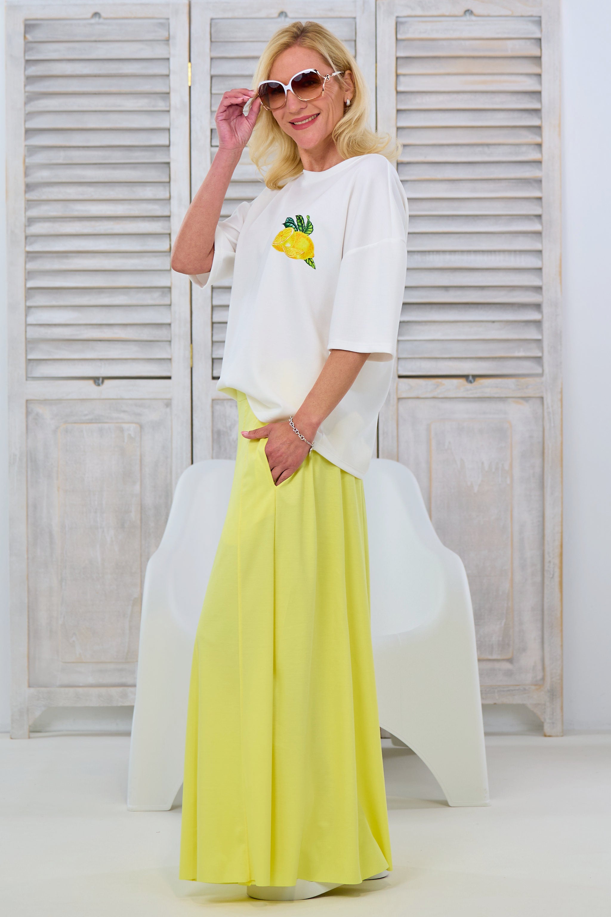 Shirt LEMONS, ecru-gelb von Trends & Lifestyle Deutschland GmbH