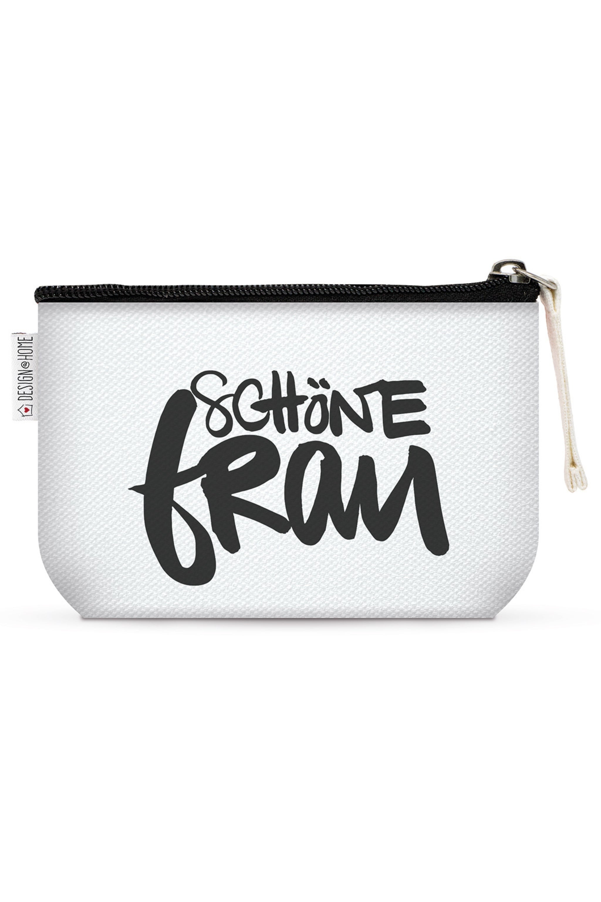 Kosmetiktasche: schöne Frau, weiß-schwarz von Trends & Lifestyle Deutschland GmbH