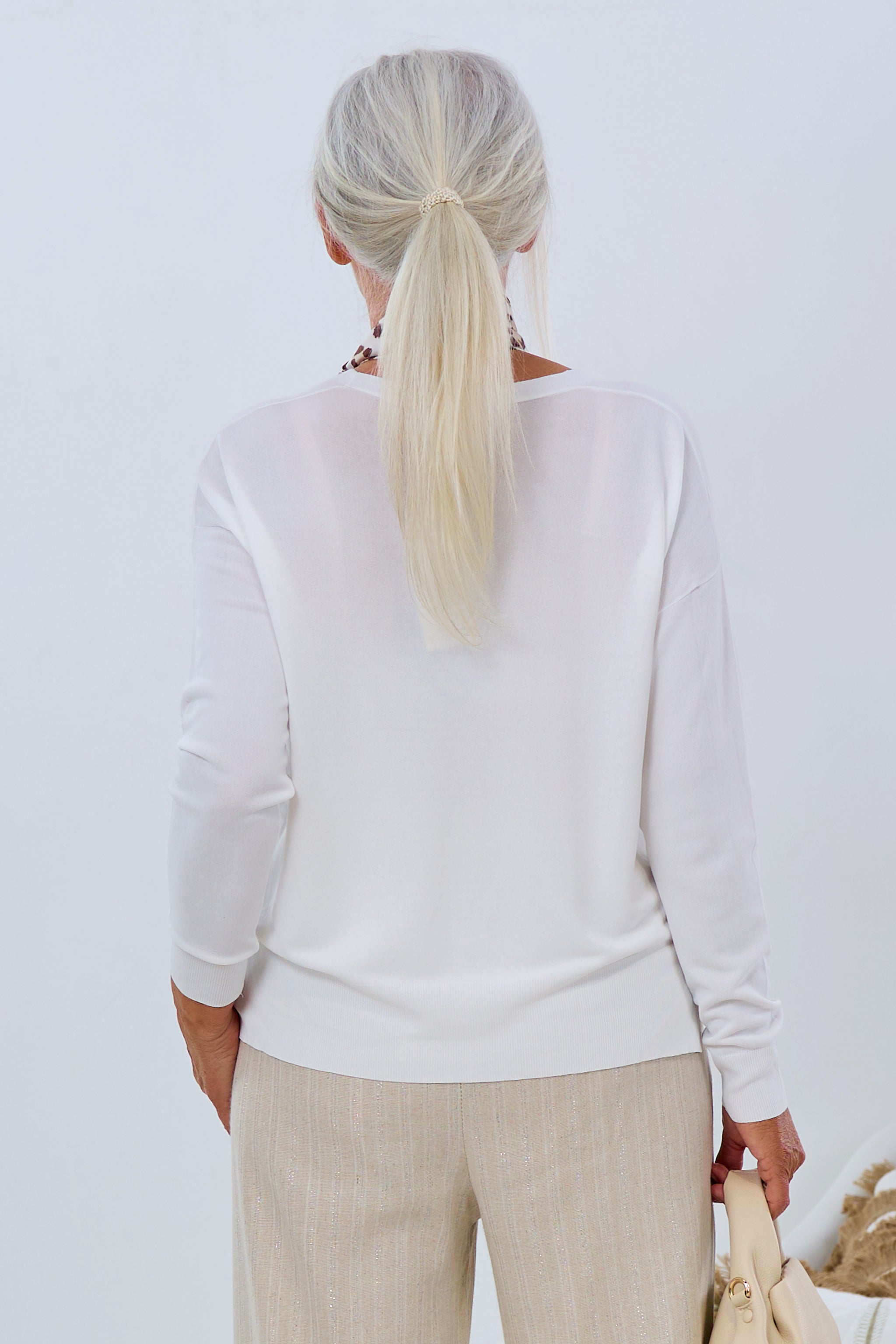Feinstrick-Cardigan, weiß von Trends & Lifestyle Deutschland GmbH