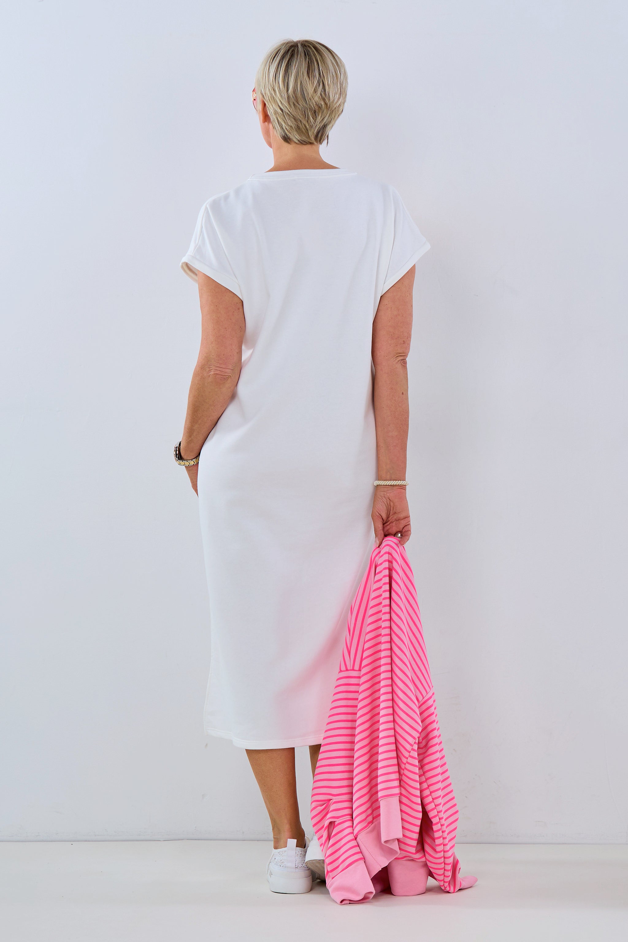 langes Sweatkleid SOHO, weiß von Trends & Lifestyle Deutschland GmbH