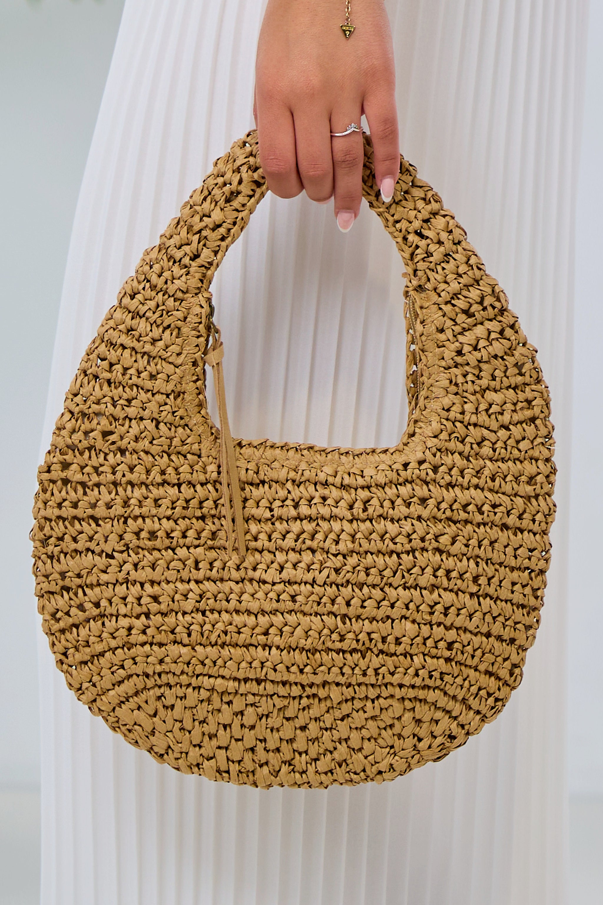 Papierstrohtasche, natur von Trends & Lifestyle Deutschland GmbH