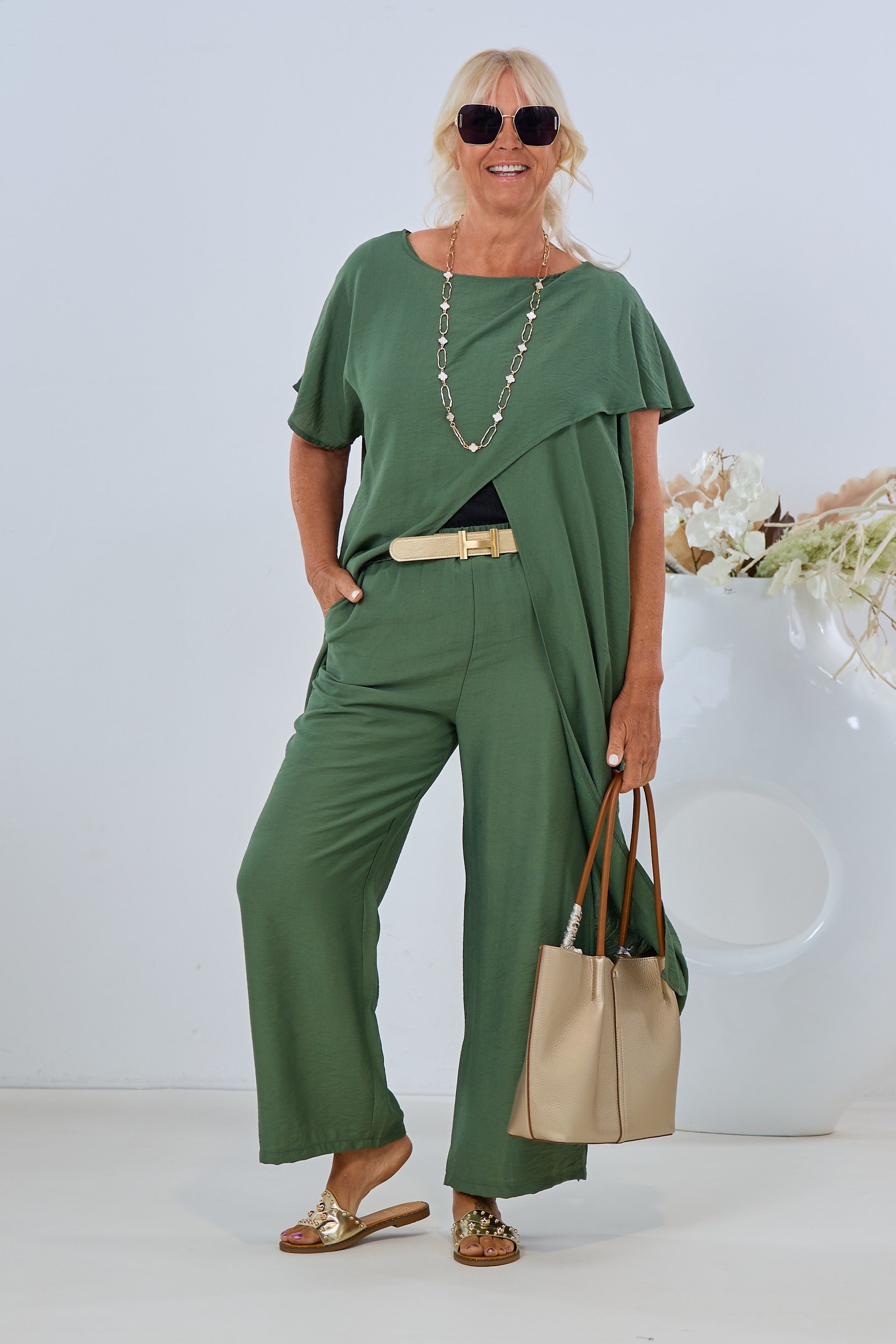 Overlay/Poncho, khaki