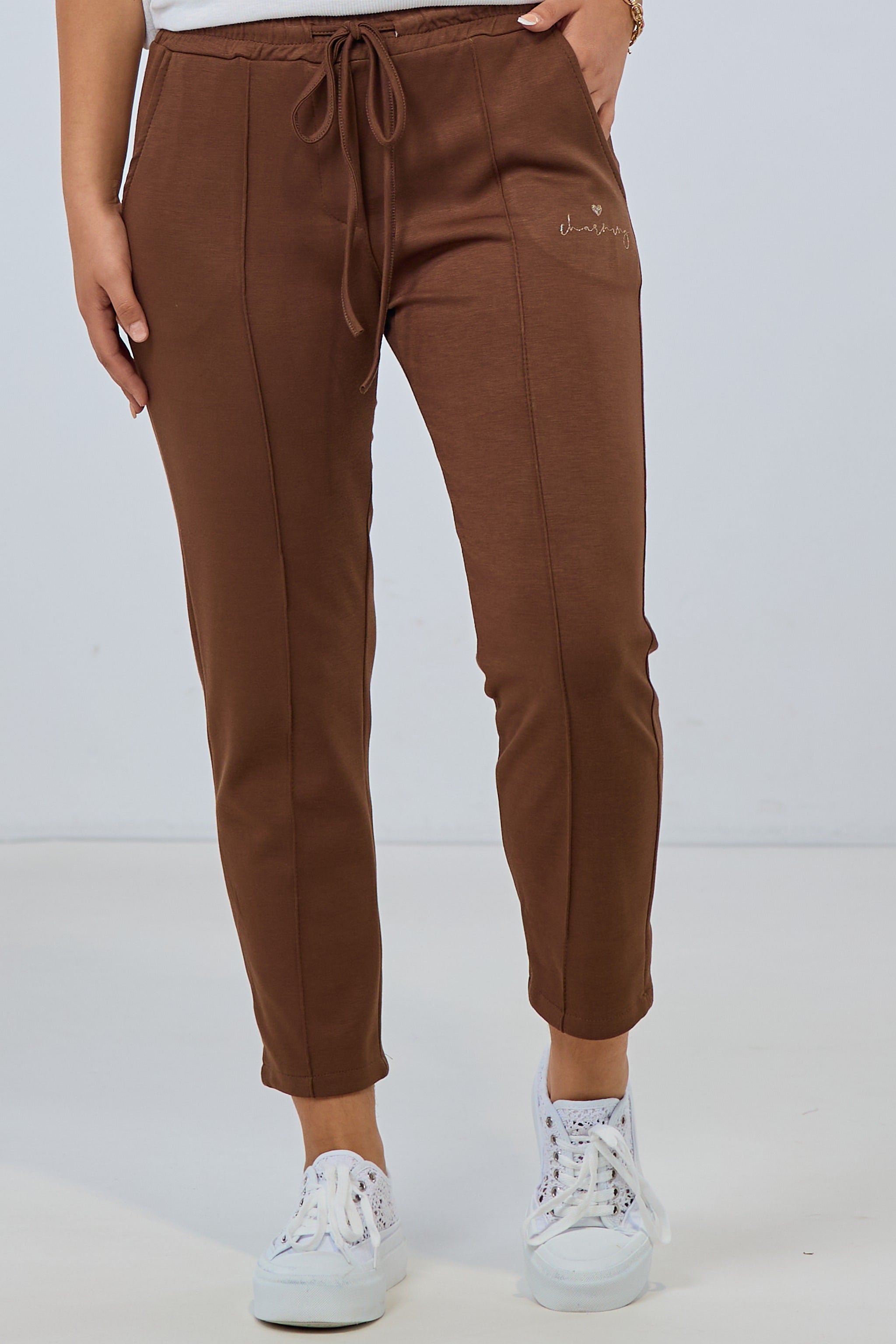 Cozy Hose mit Biese und kleinem Herz, zwei Varianten
