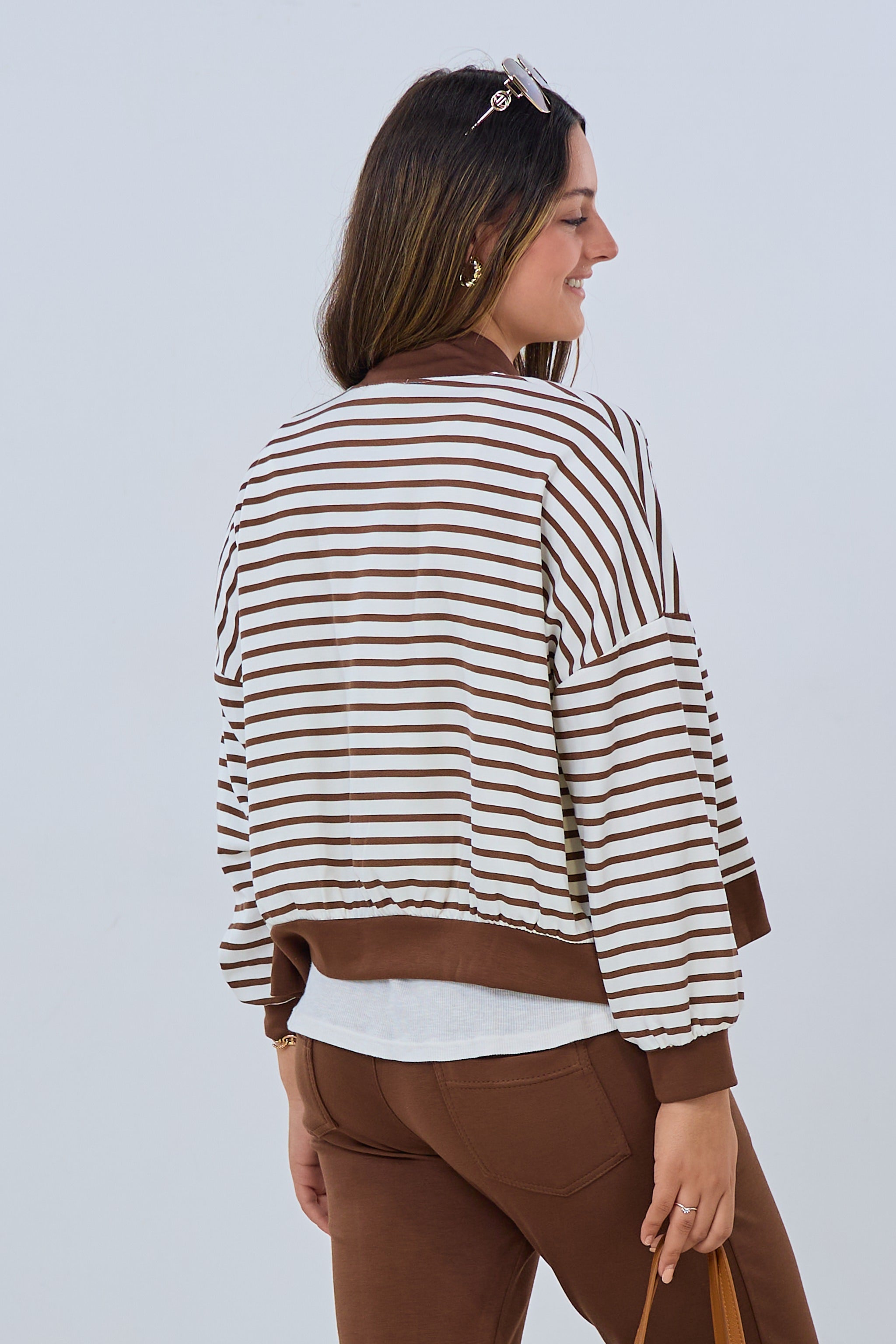 Weicher Blouson mit Reißverschluss, zwei Varianten