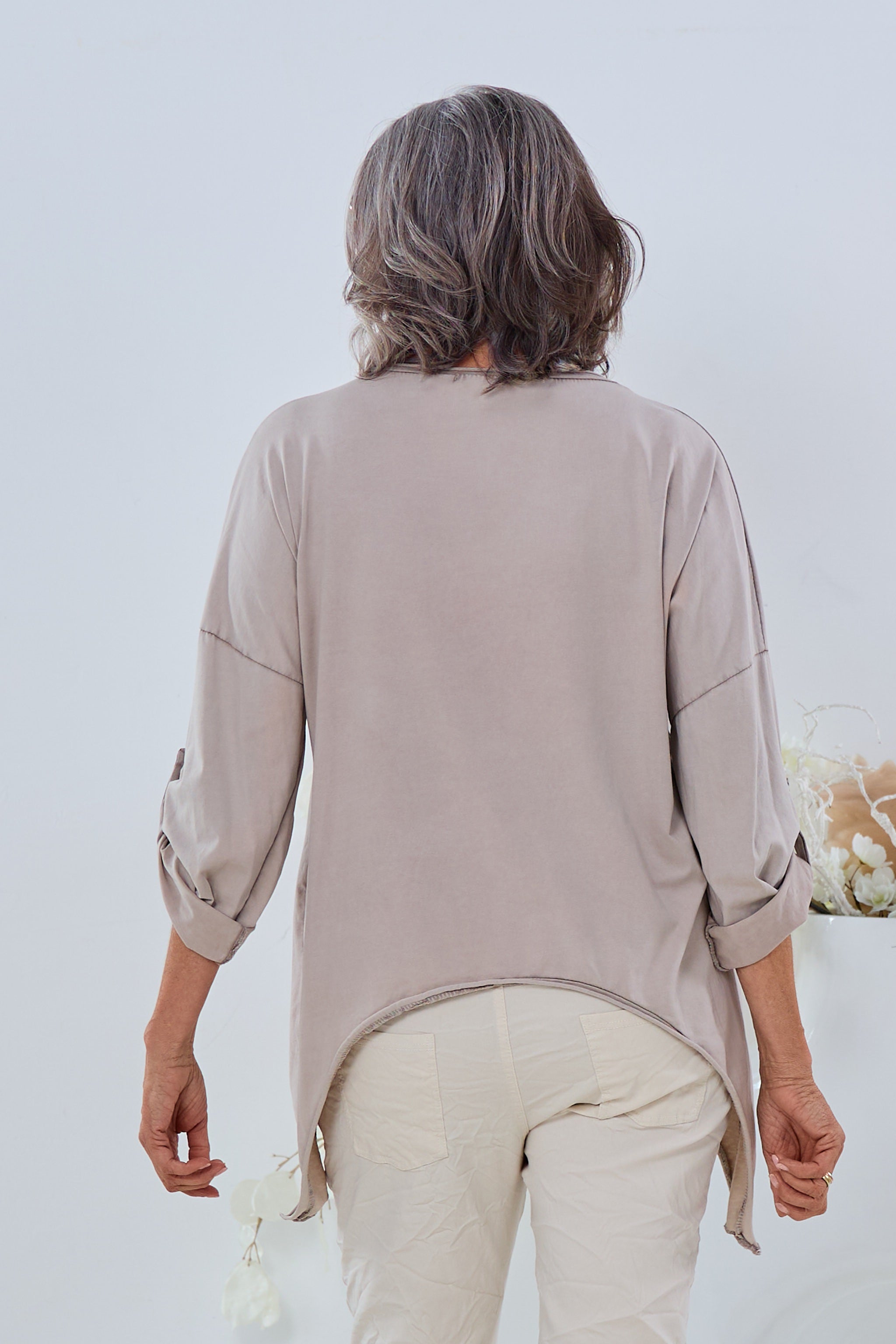 Langarm Shirt mit süßem Motiv