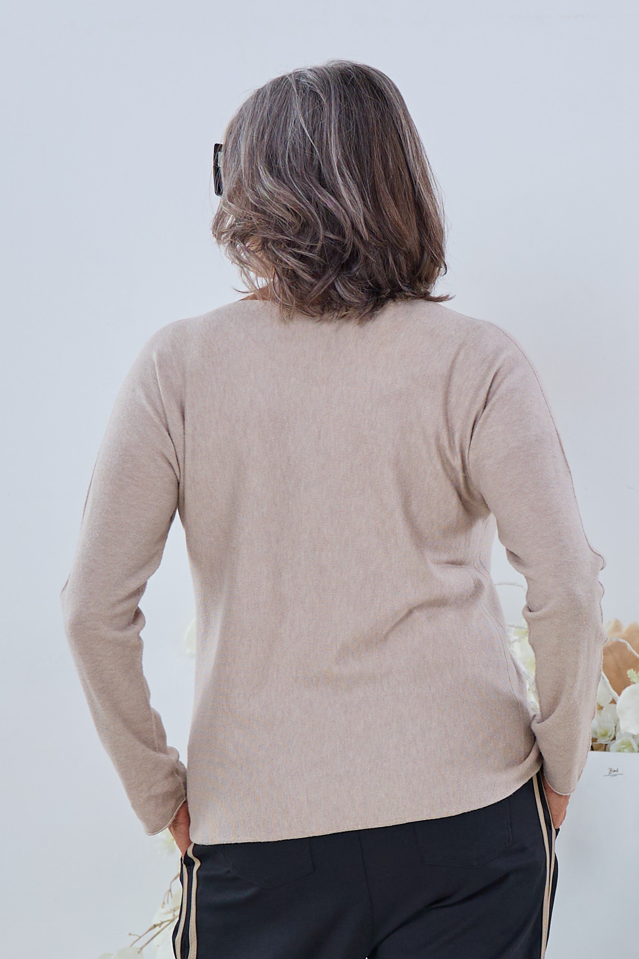Strickpulli im Silvi Style, beige