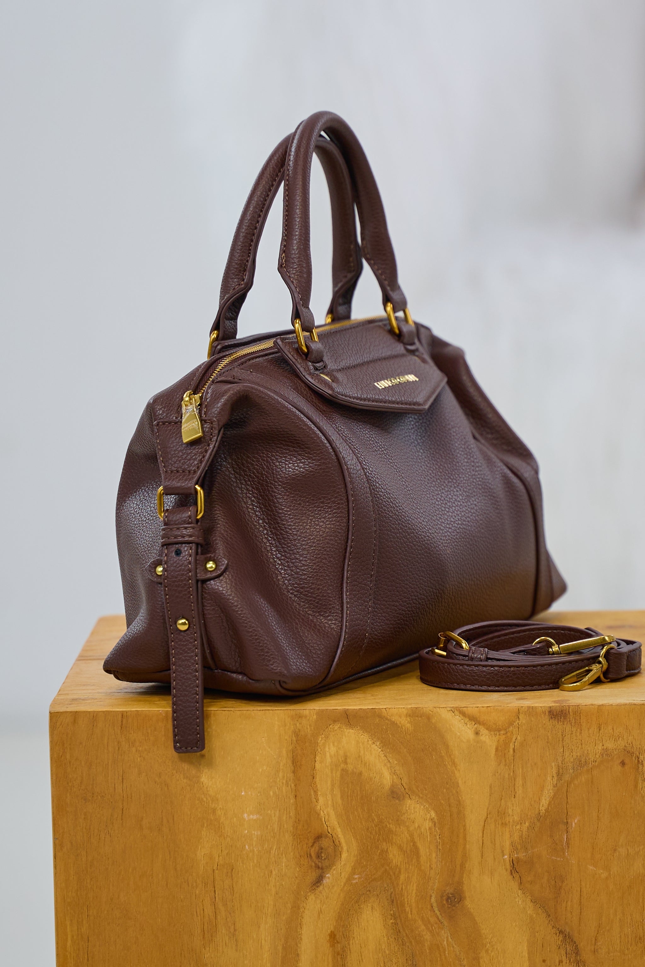 Henkeltasche, dunkelbraun