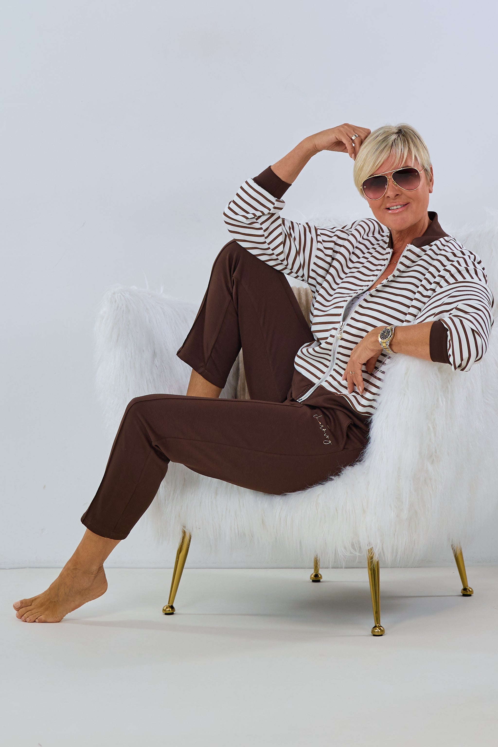 Cozy Hose mit Biese und kleinem Herz, zwei Varianten