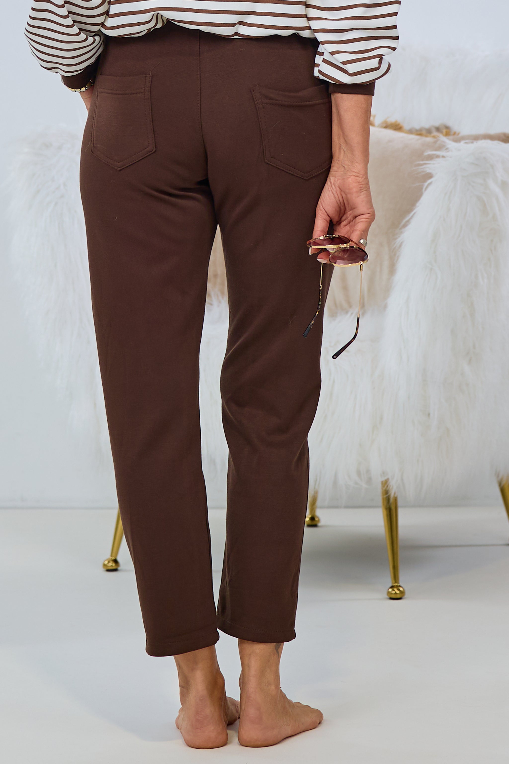 Cozy Hose mit Biese und kleinem Herz, zwei Varianten