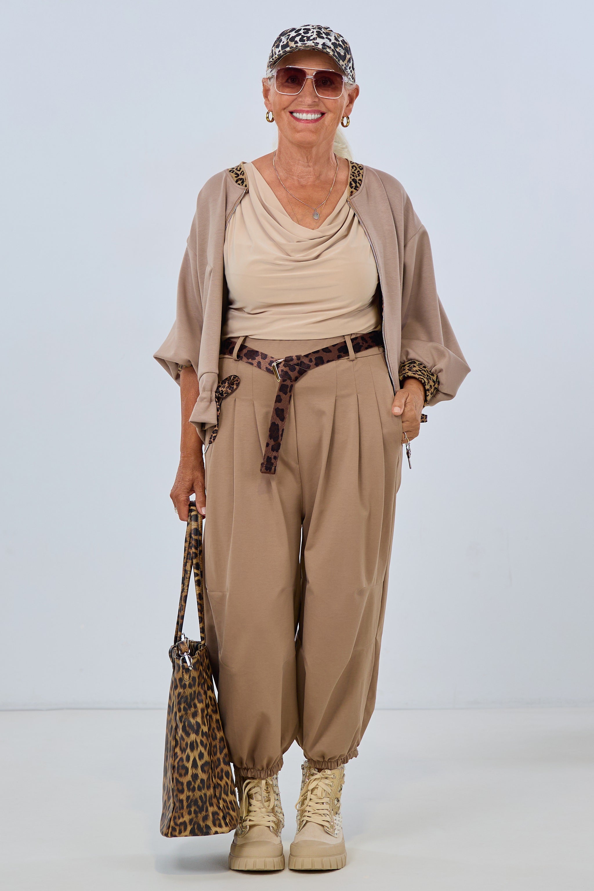 Baggy im Balloon-Style, taupe