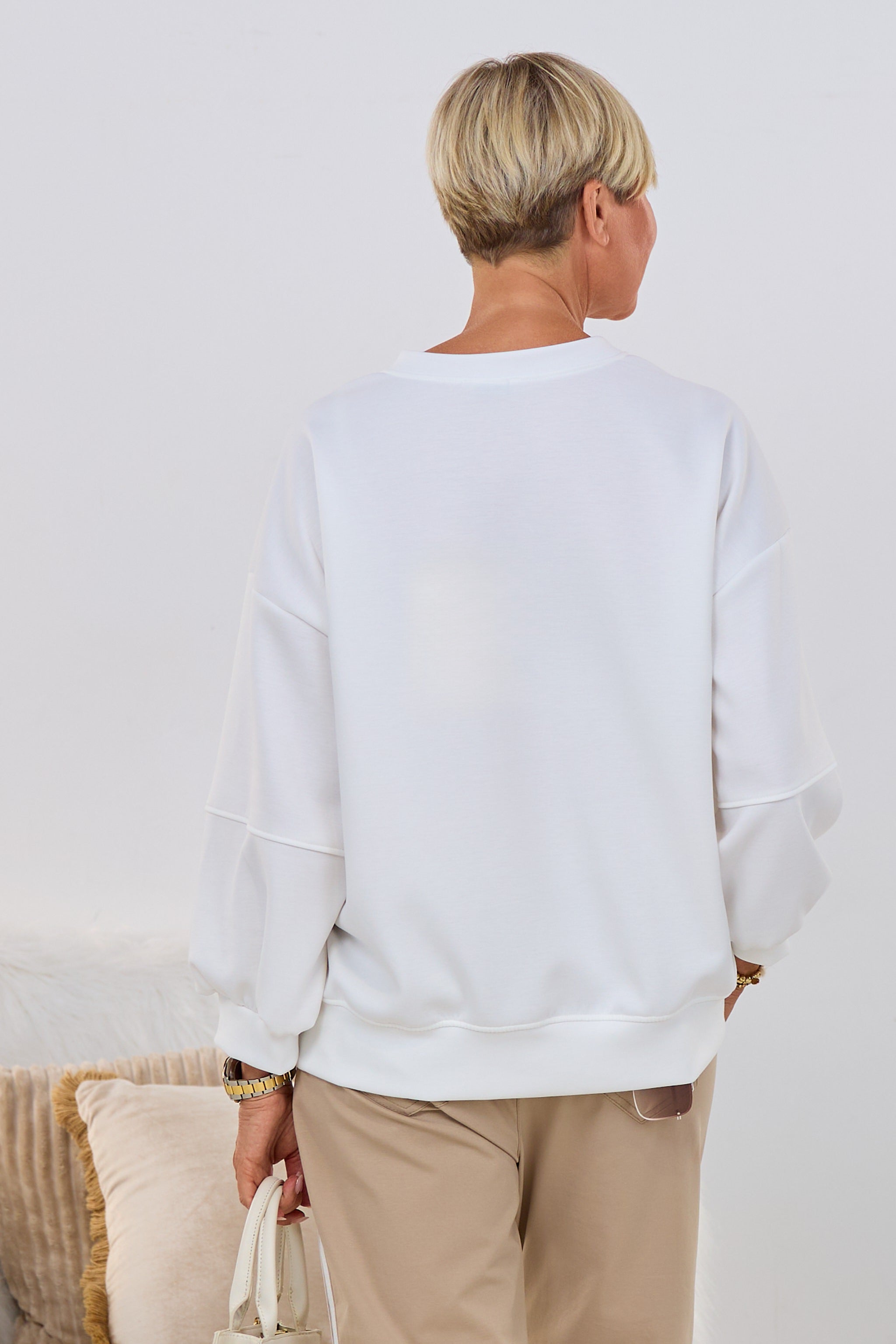 Sweaty mit St. Tropez-Prägung, weiß