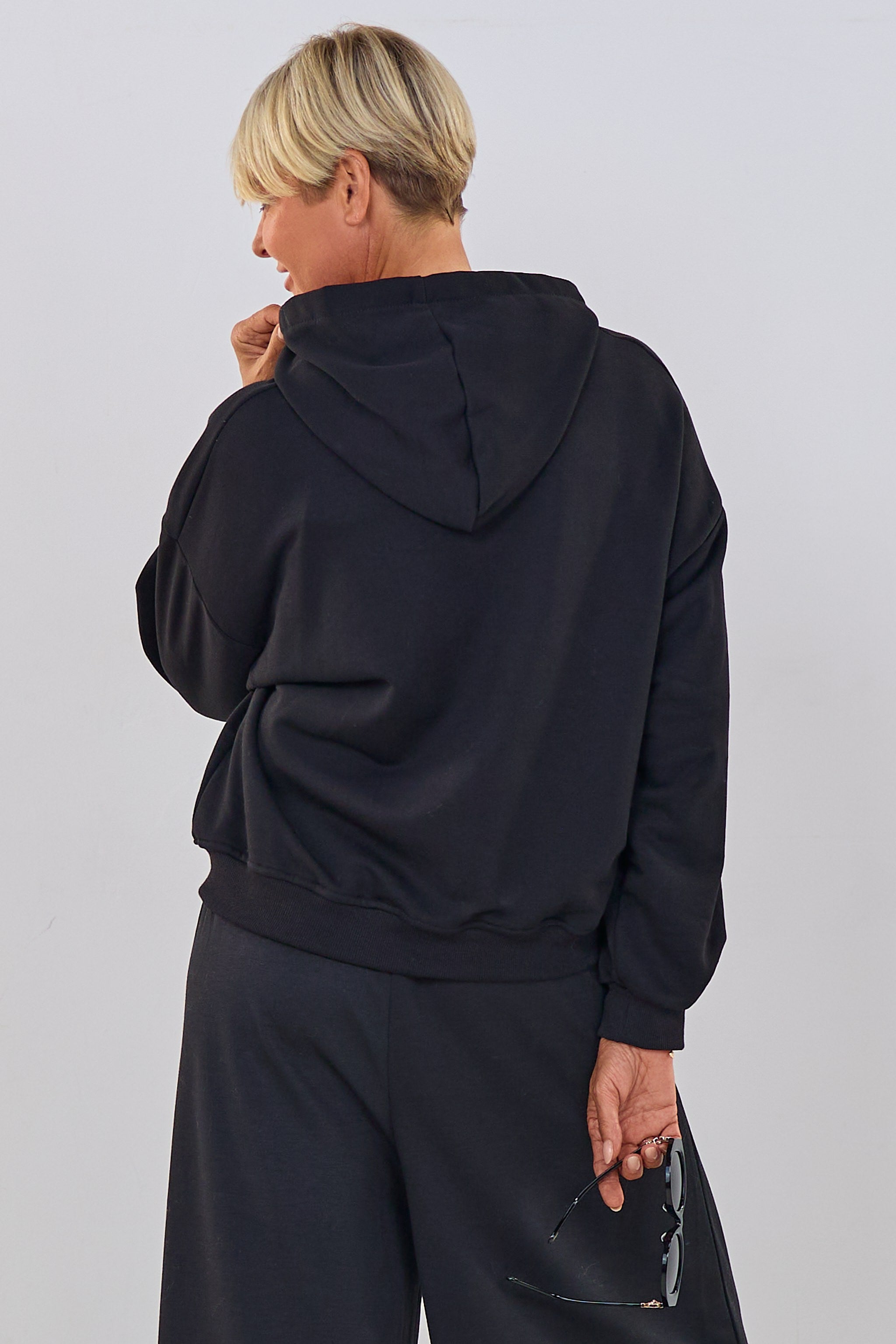 Hoodie SINGLE SEASON, schwarz
