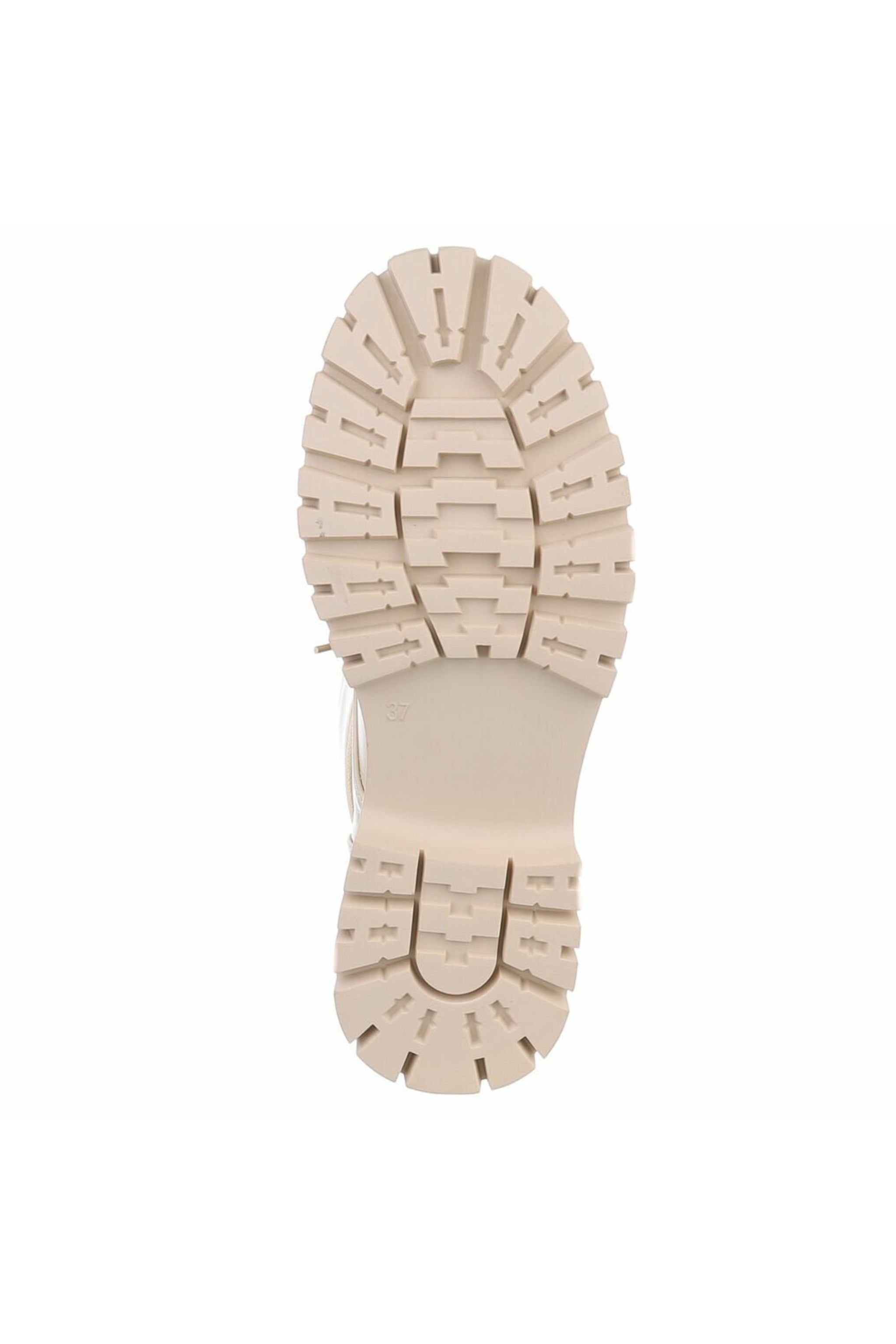 Chunky Schnürstiefel, beige