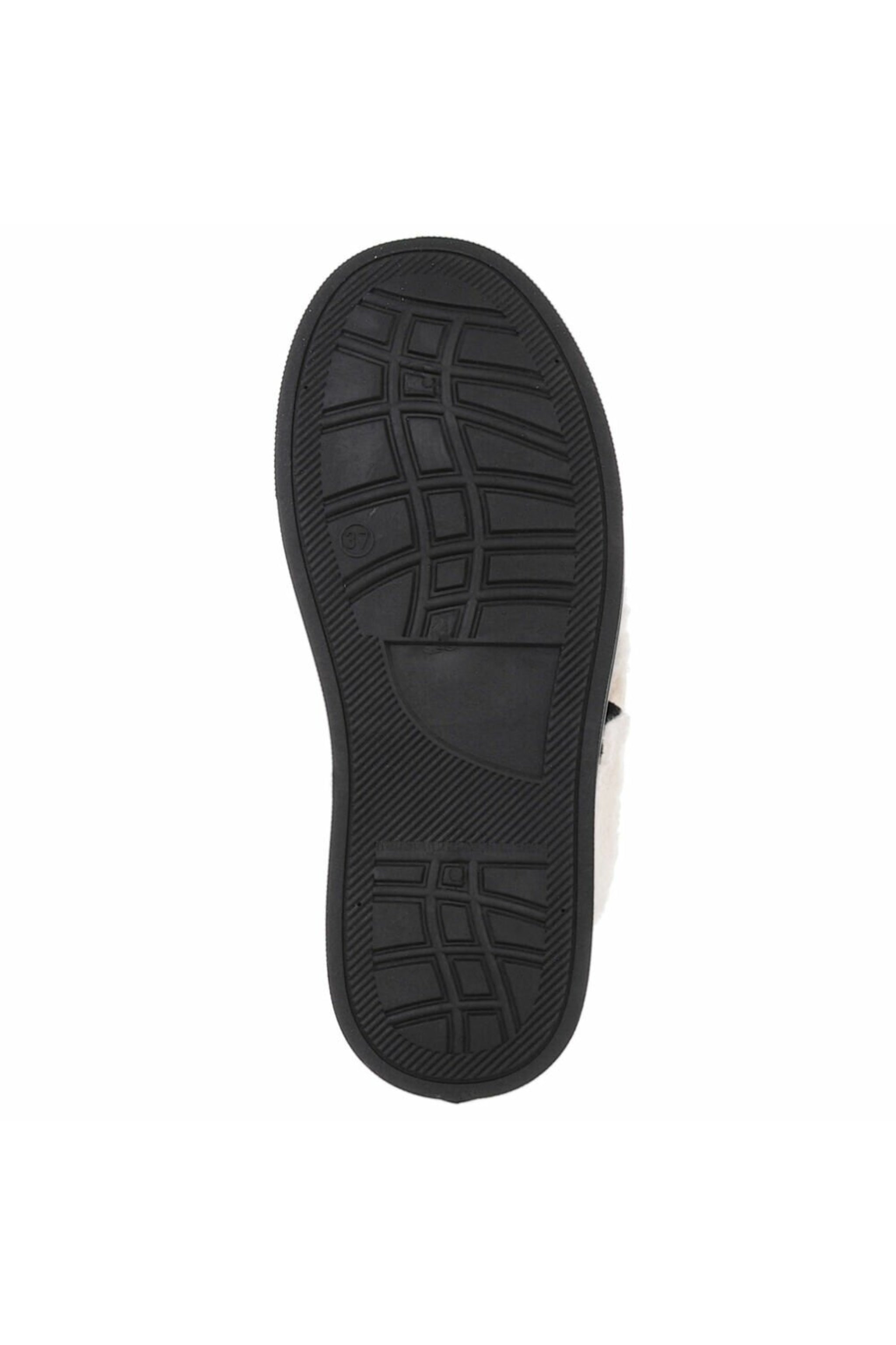 Teddy High-Top Plateau Sneaker in schwarz