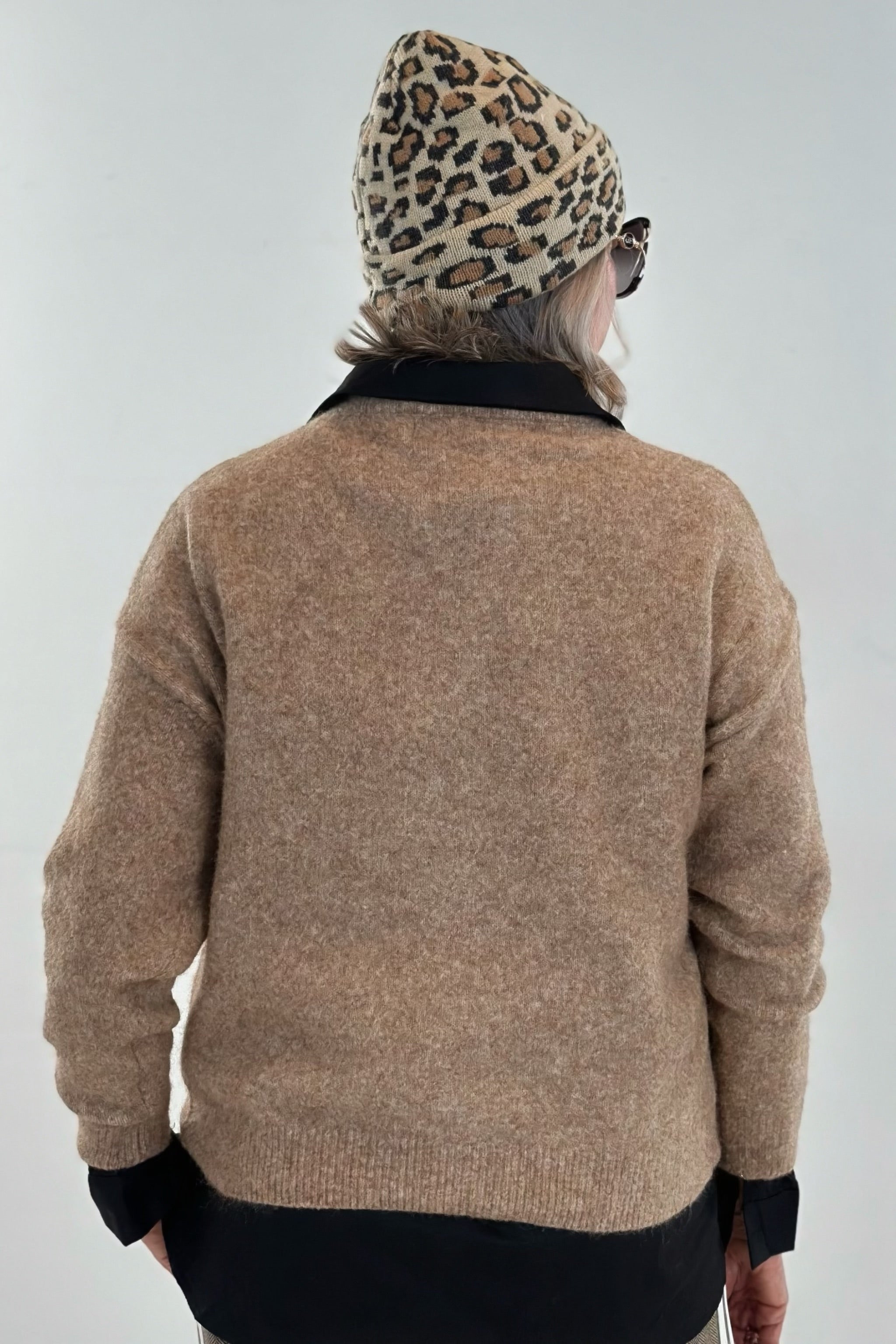 Strickpulli ROCK & ROLL, camel