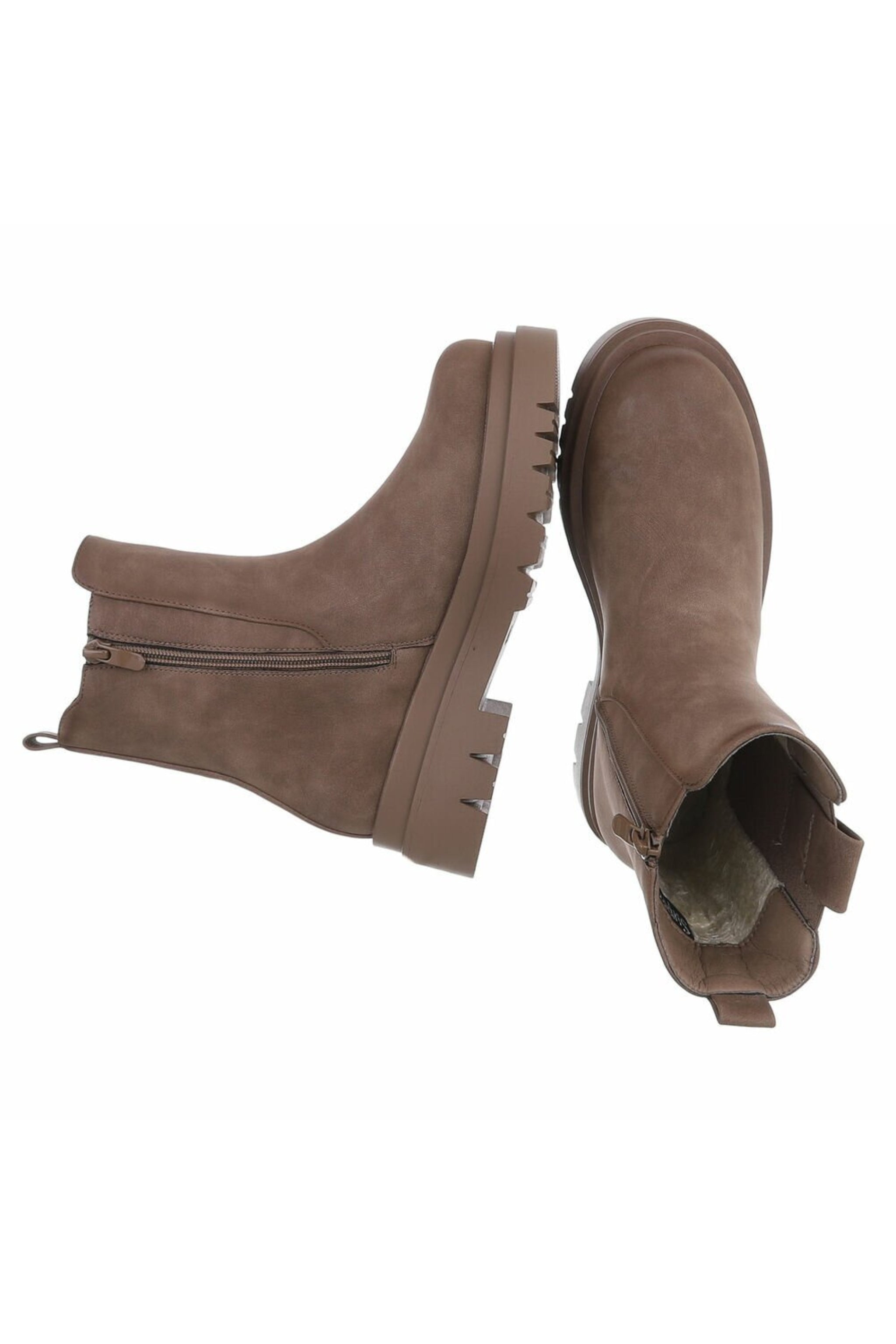 Chelsea Boots, braun-matt