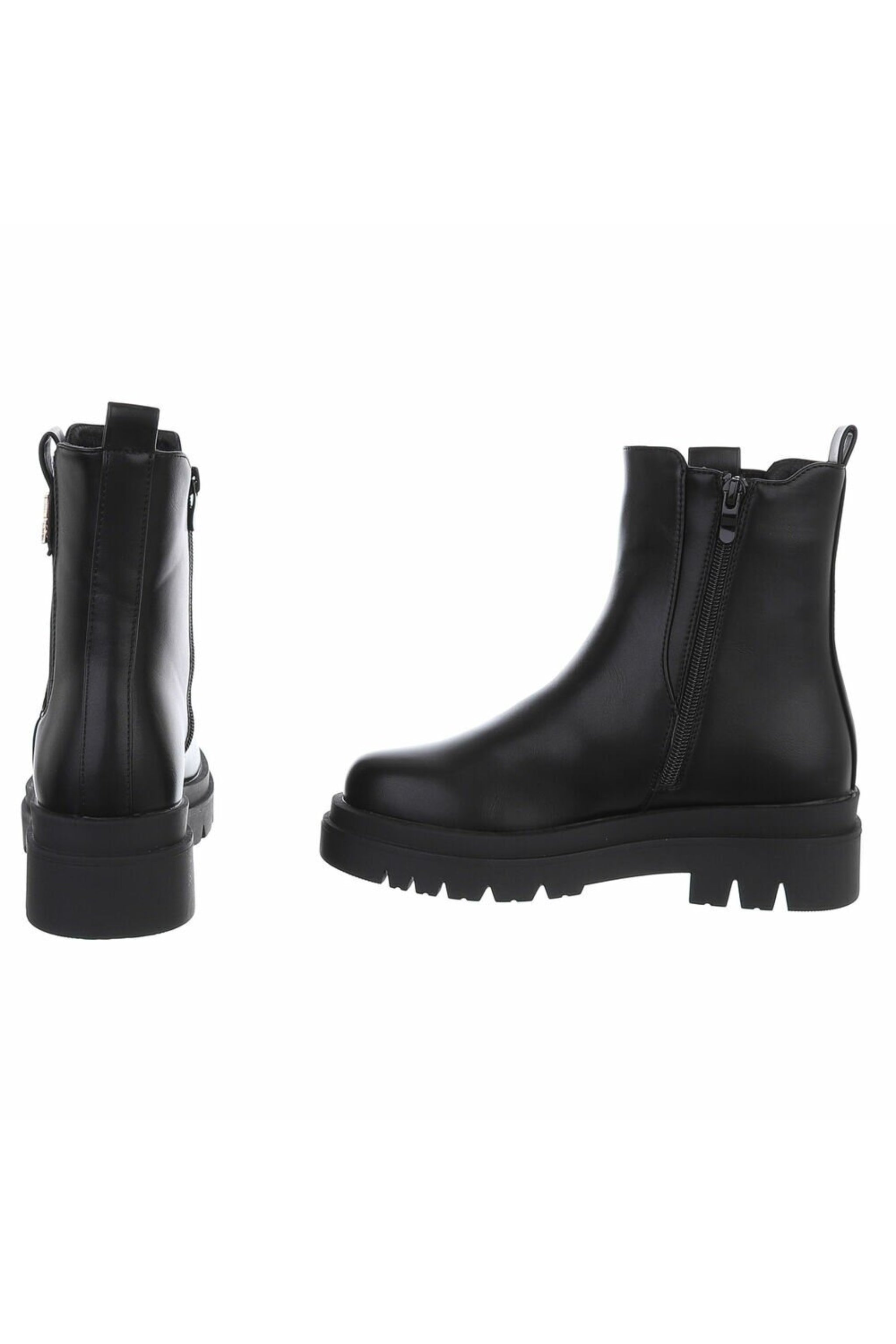Chelsea Boots, schwarz