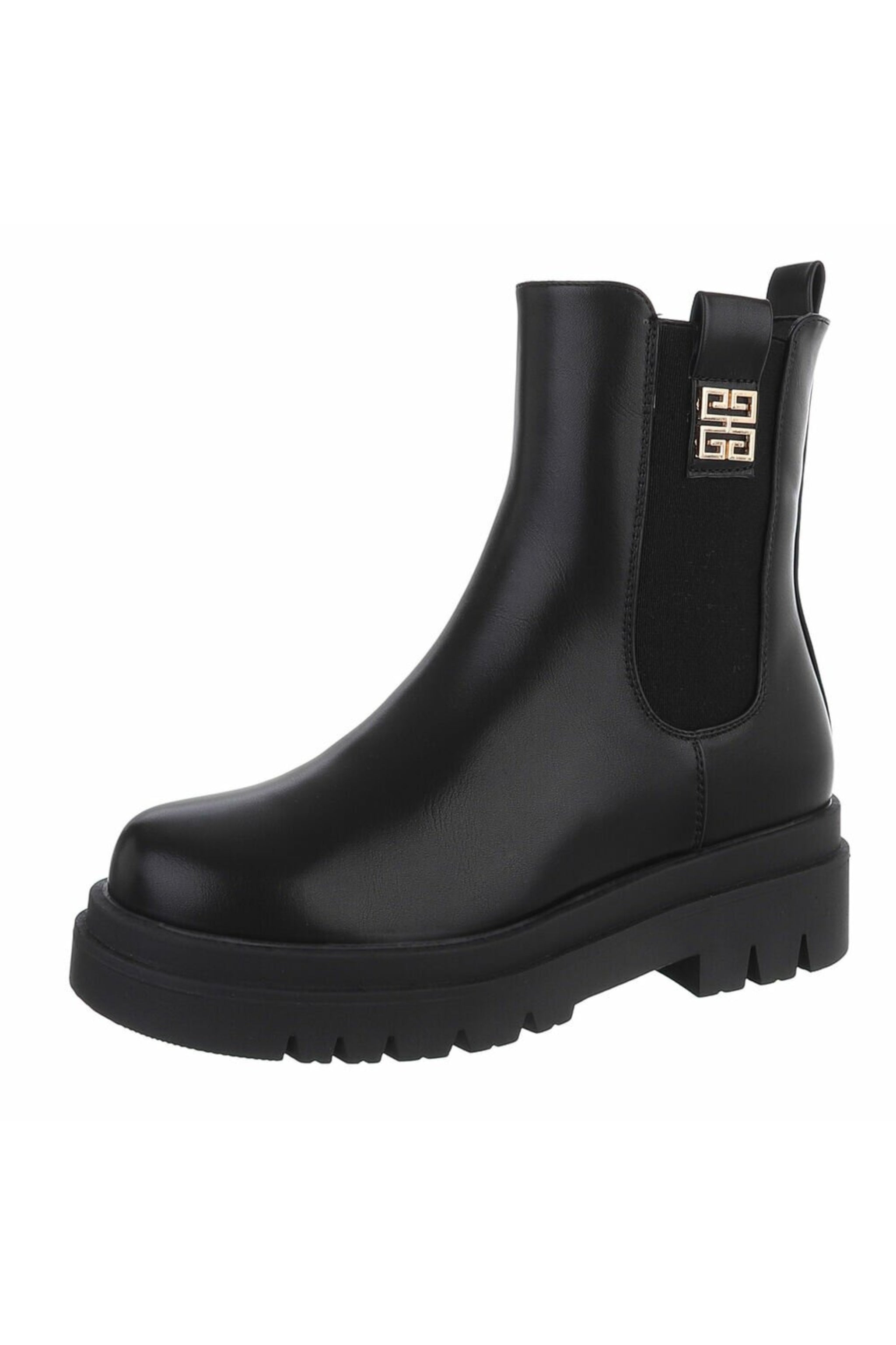 Chelsea Boots, schwarz