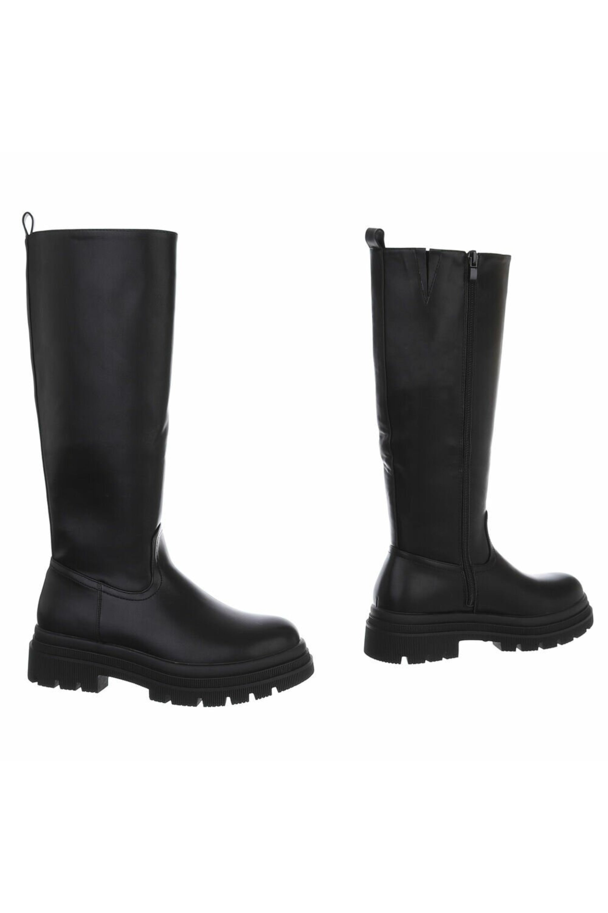 Klassischer Stiefel, schwarz