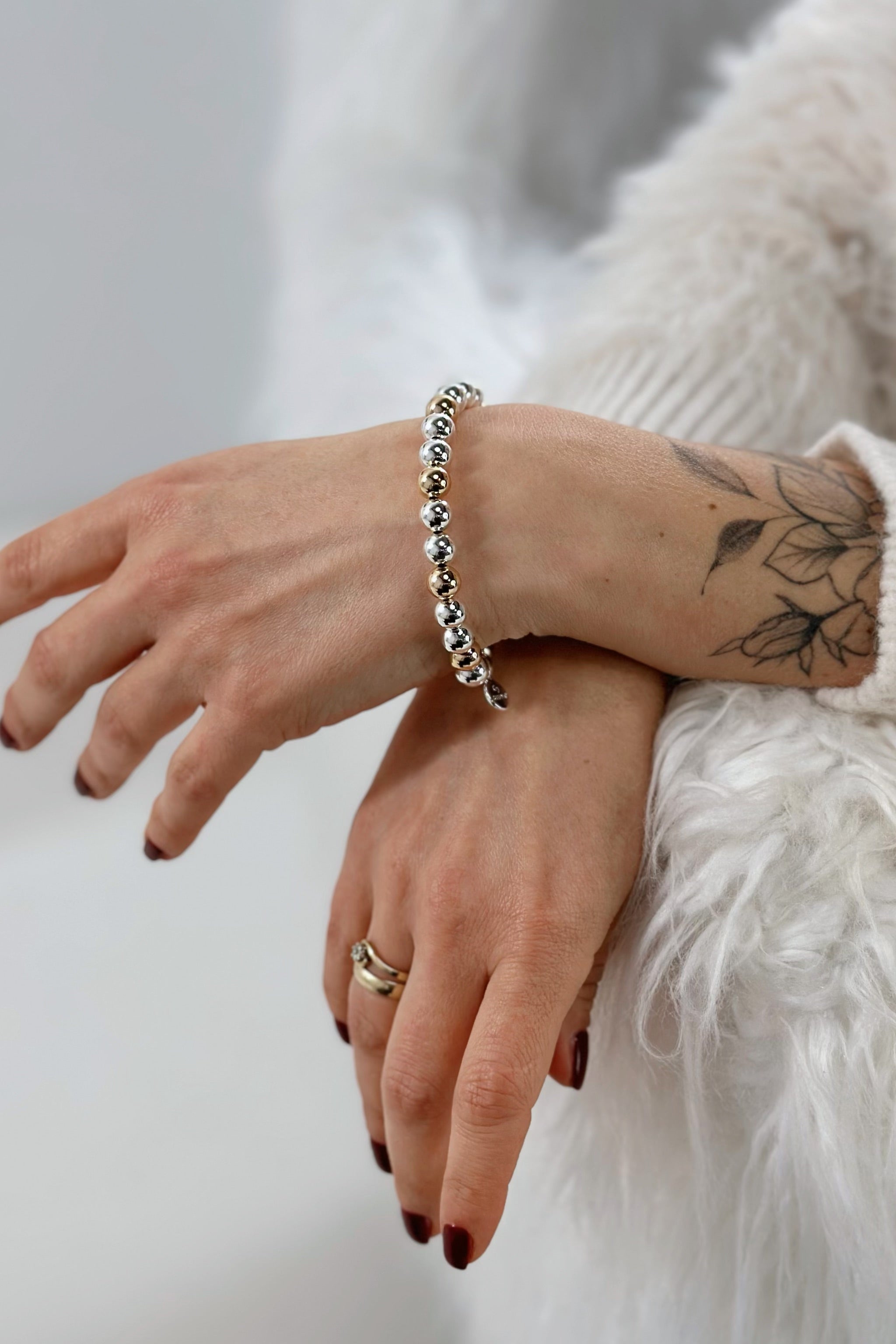 Armband PEARLS, gold-silber