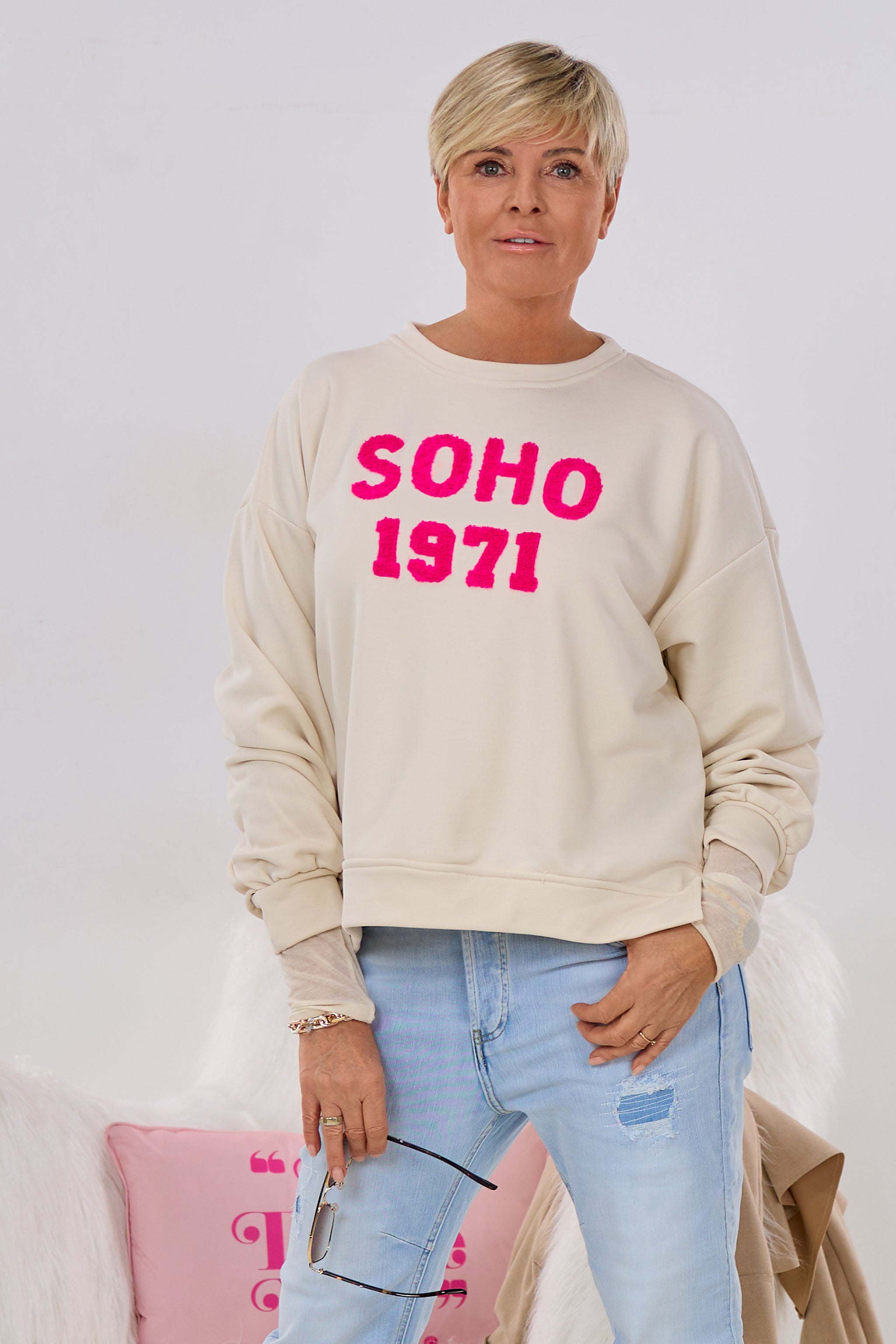 Sweaty SOHO 1971, beige-pink