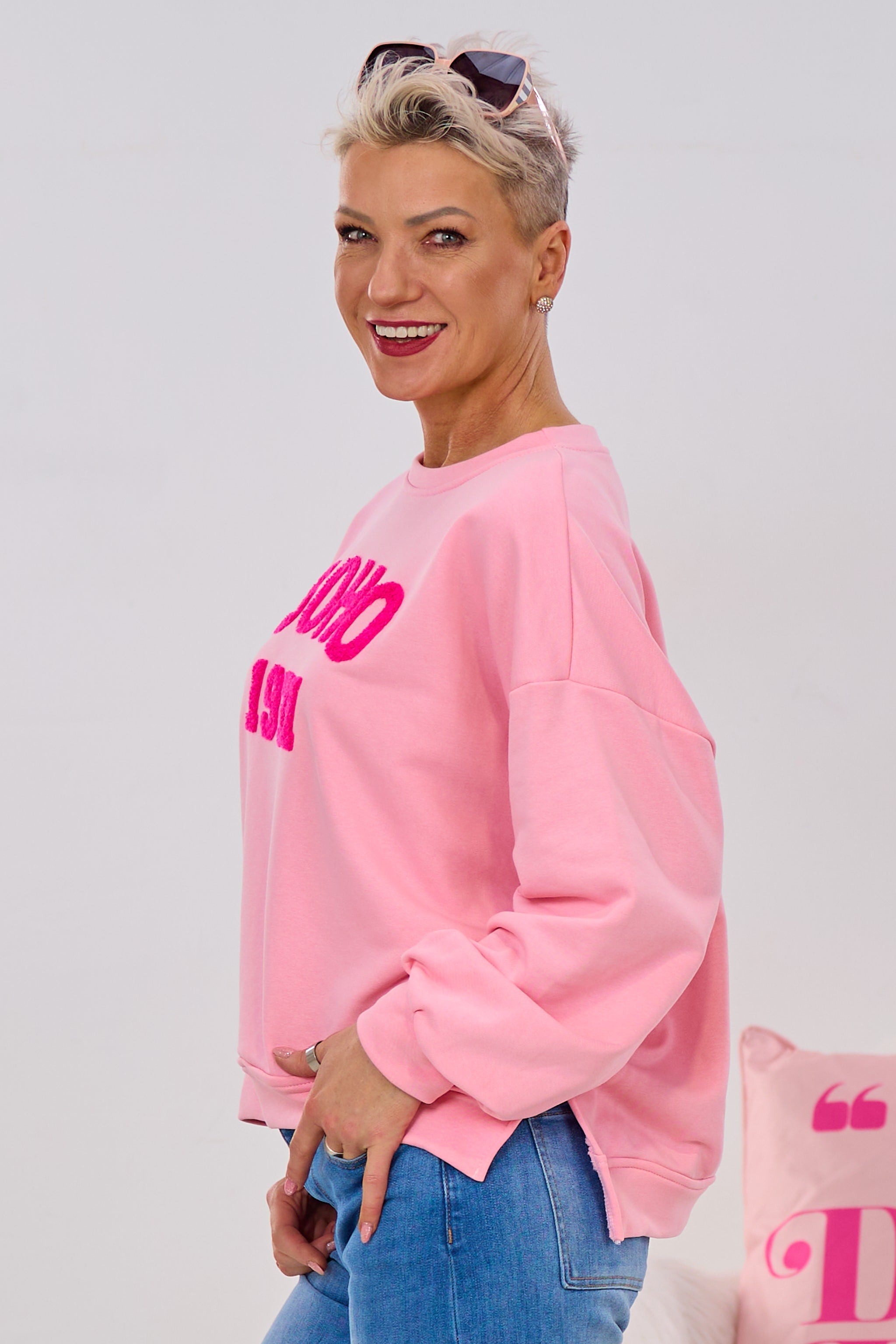 Sweaty SOHO 1971, rosa-pink