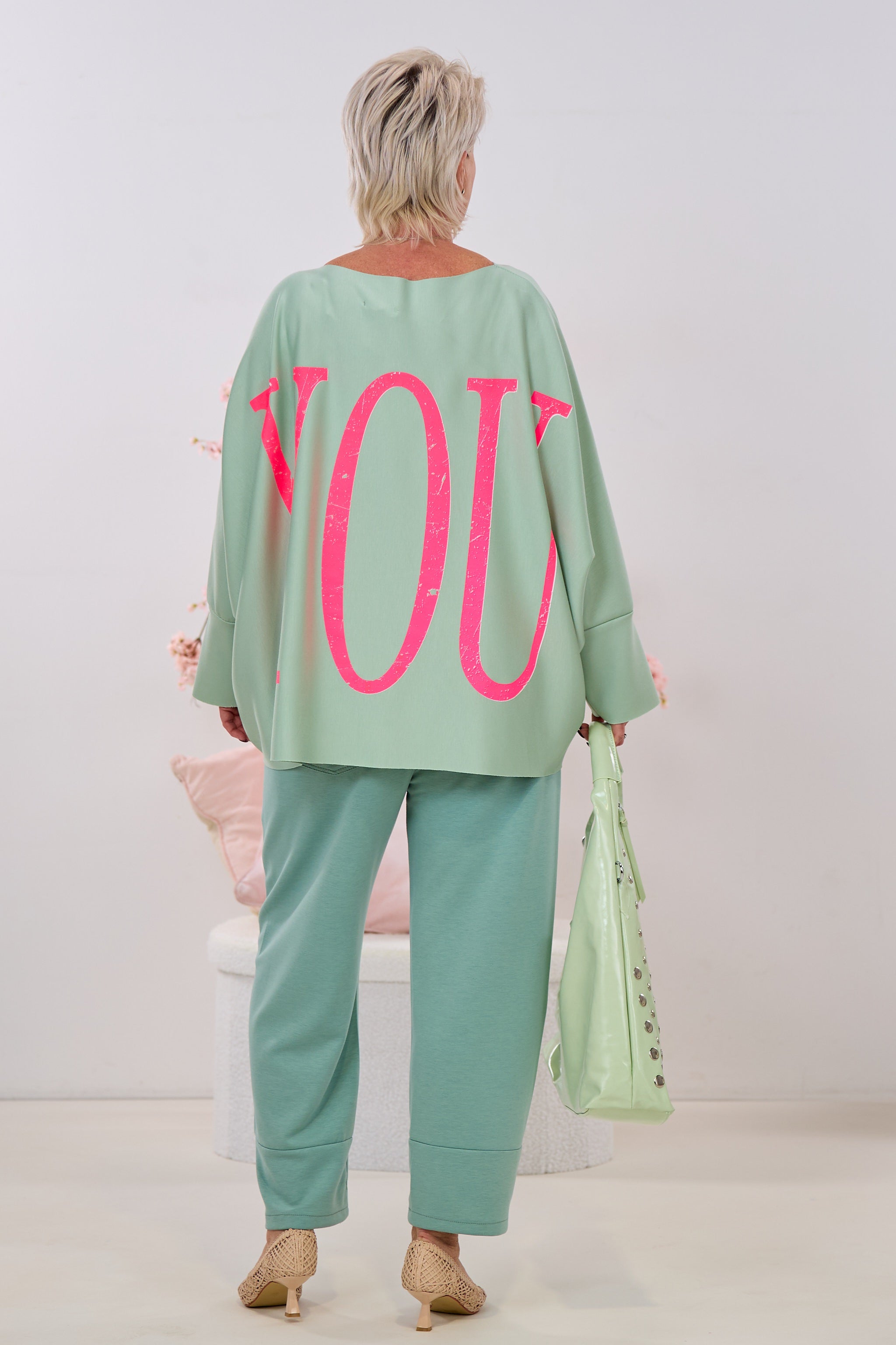 Cozy Basic Shirt HEY, lindgrün