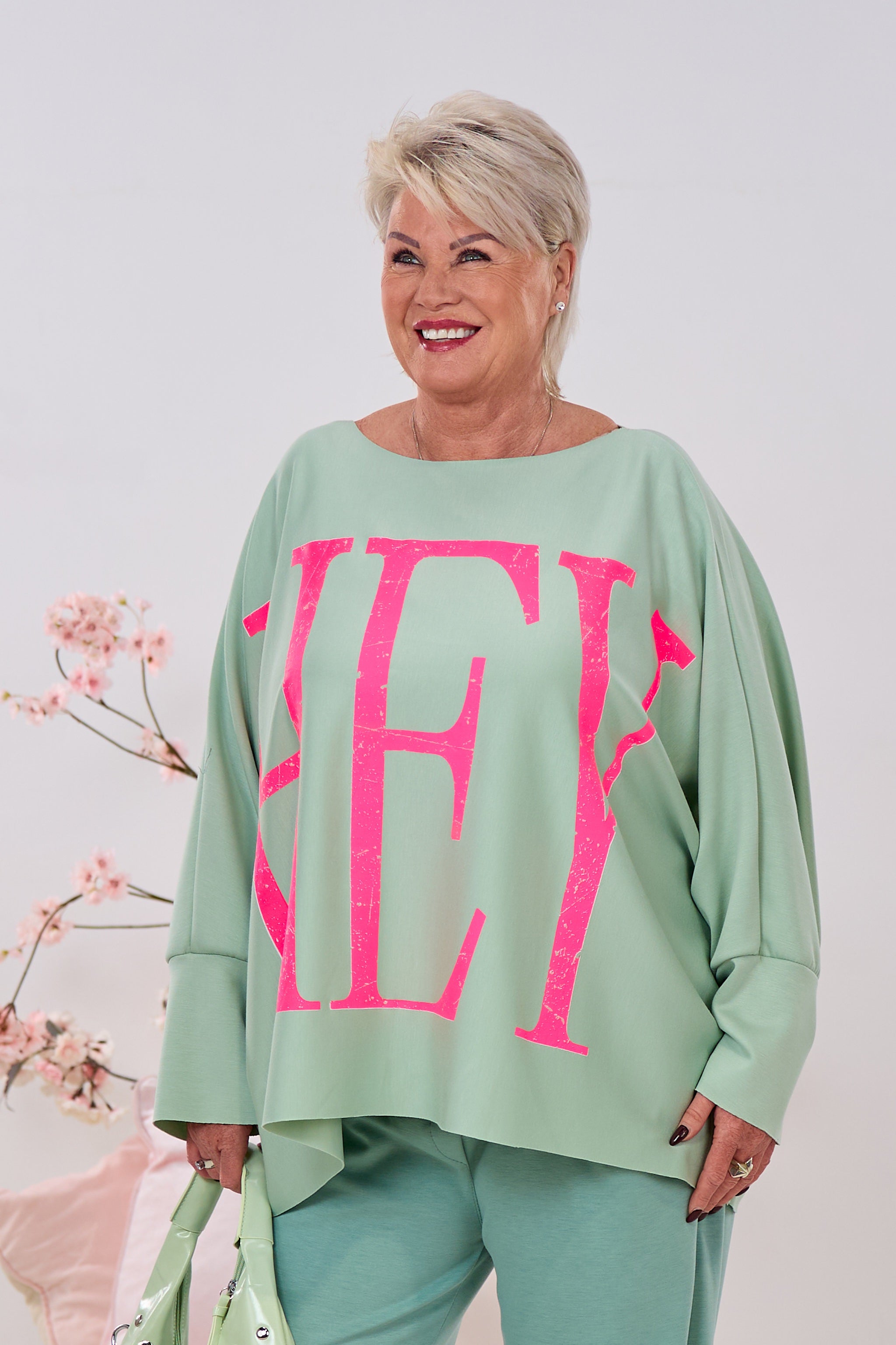 Cozy Basic Shirt HEY, lindgrün