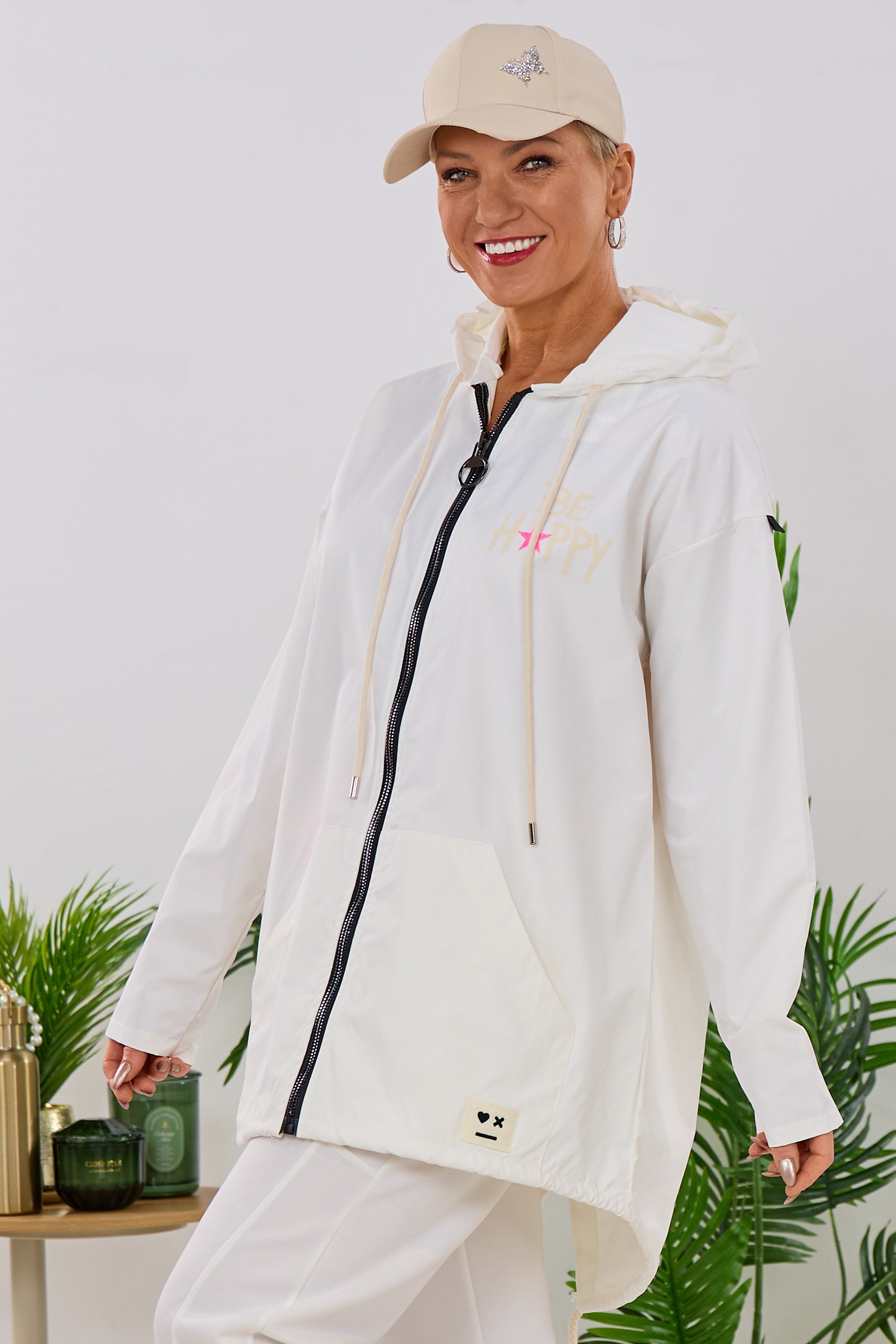 Leichter Parka DON'T WORRY BE HAPPY