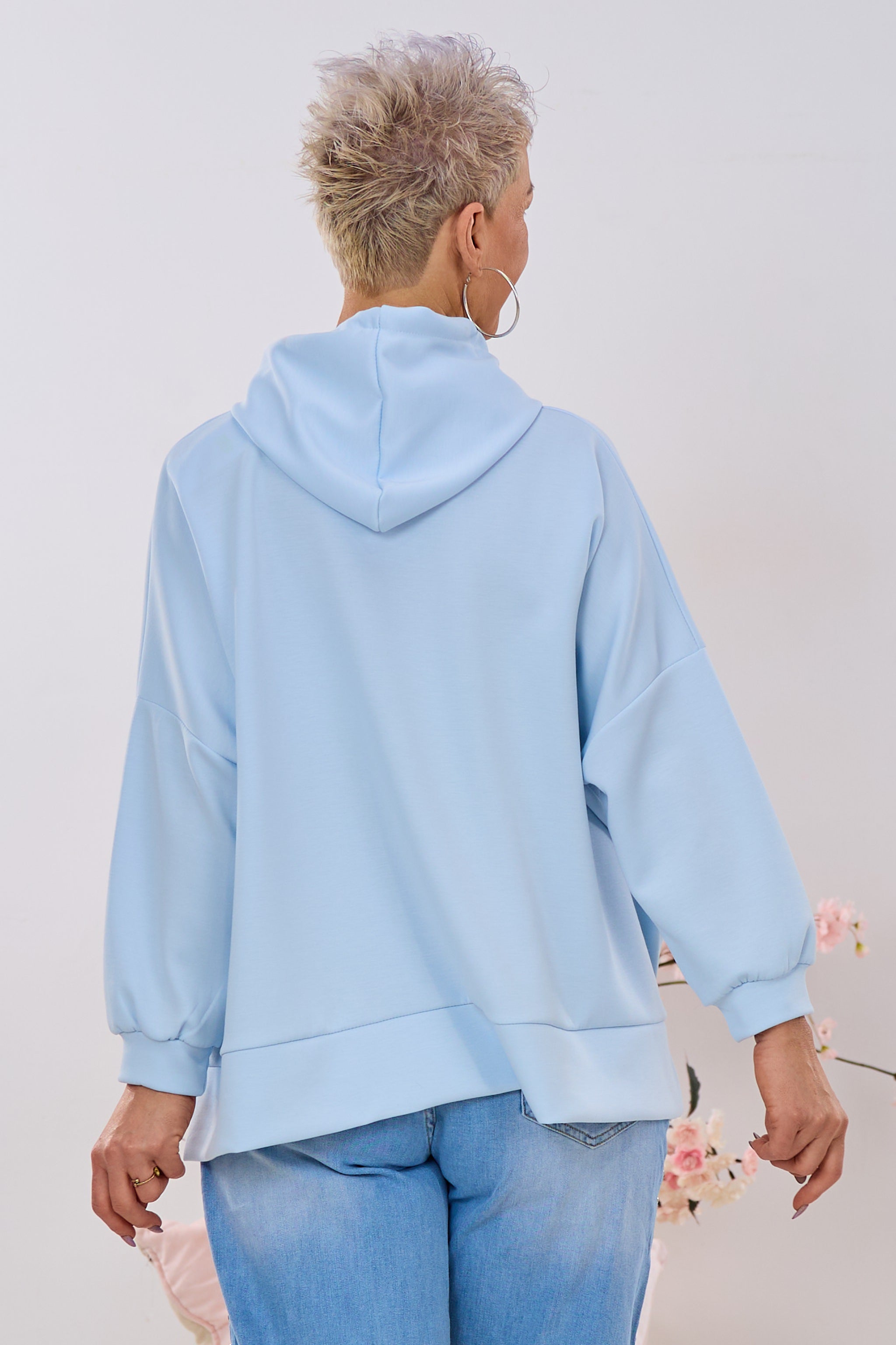 Cozy Hoodie Côte dAzur, hellblau