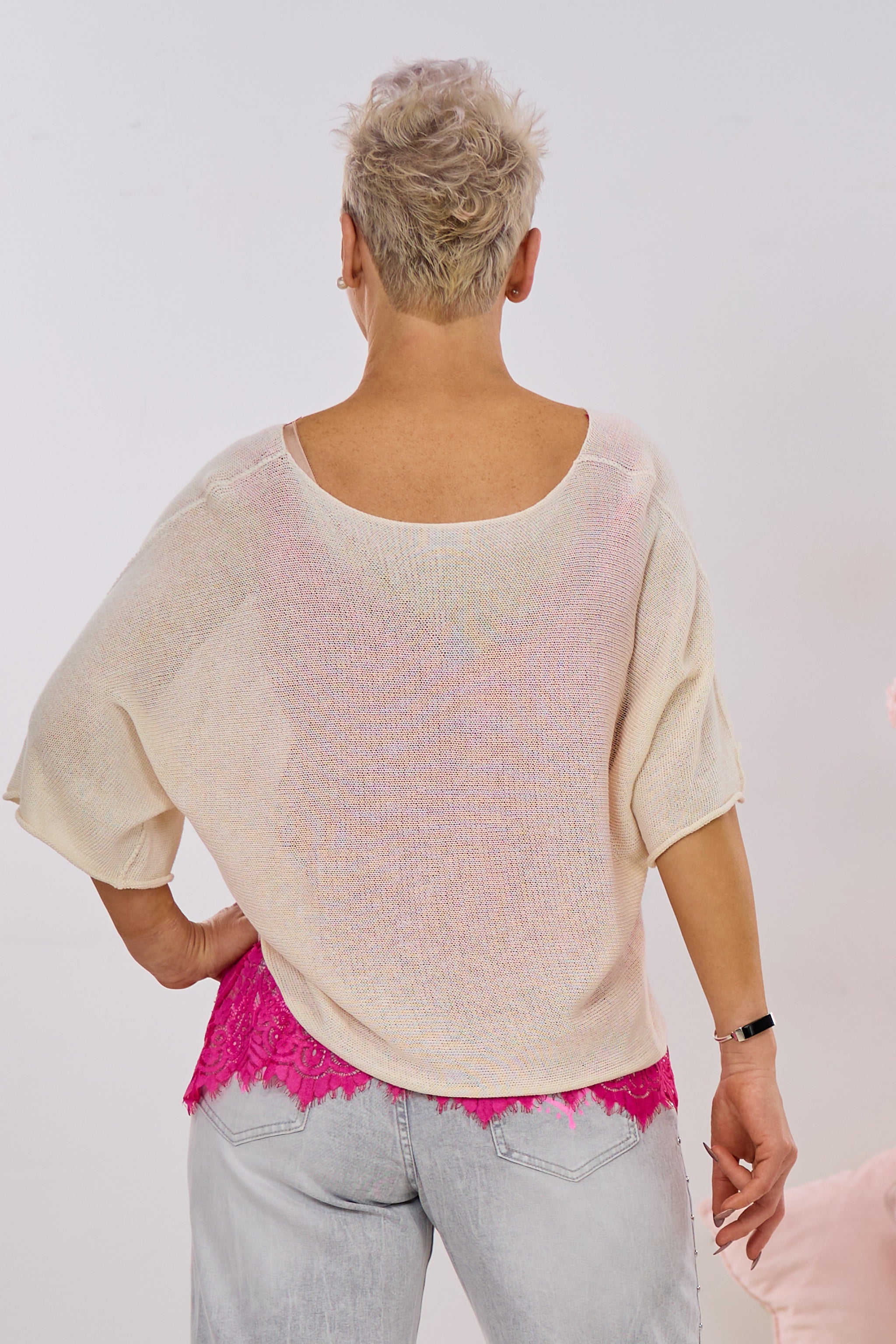 Strickpulli CIAO BELLA, beige-pink