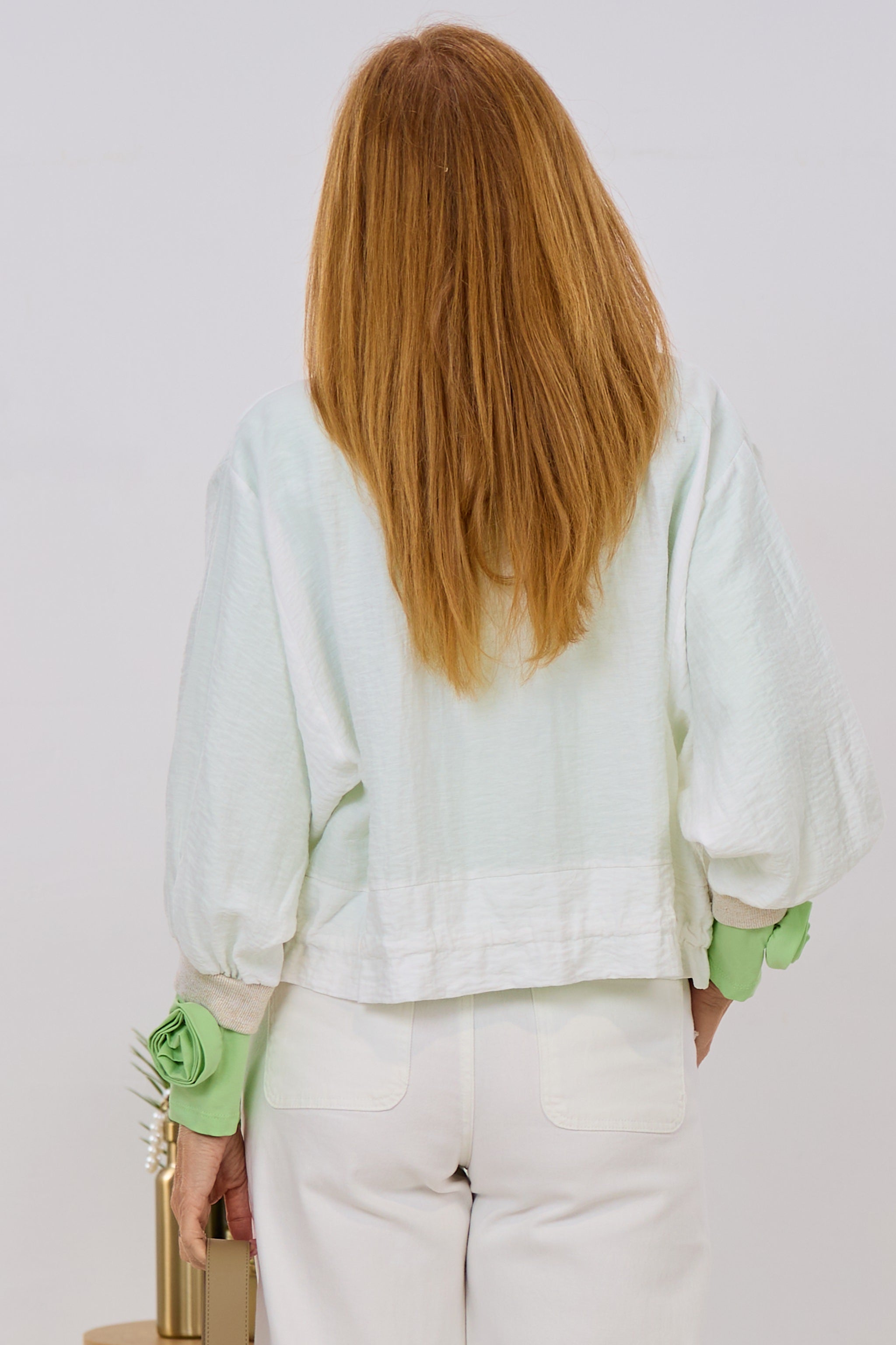 Lightweight jacket with drawstring, ecru-beige