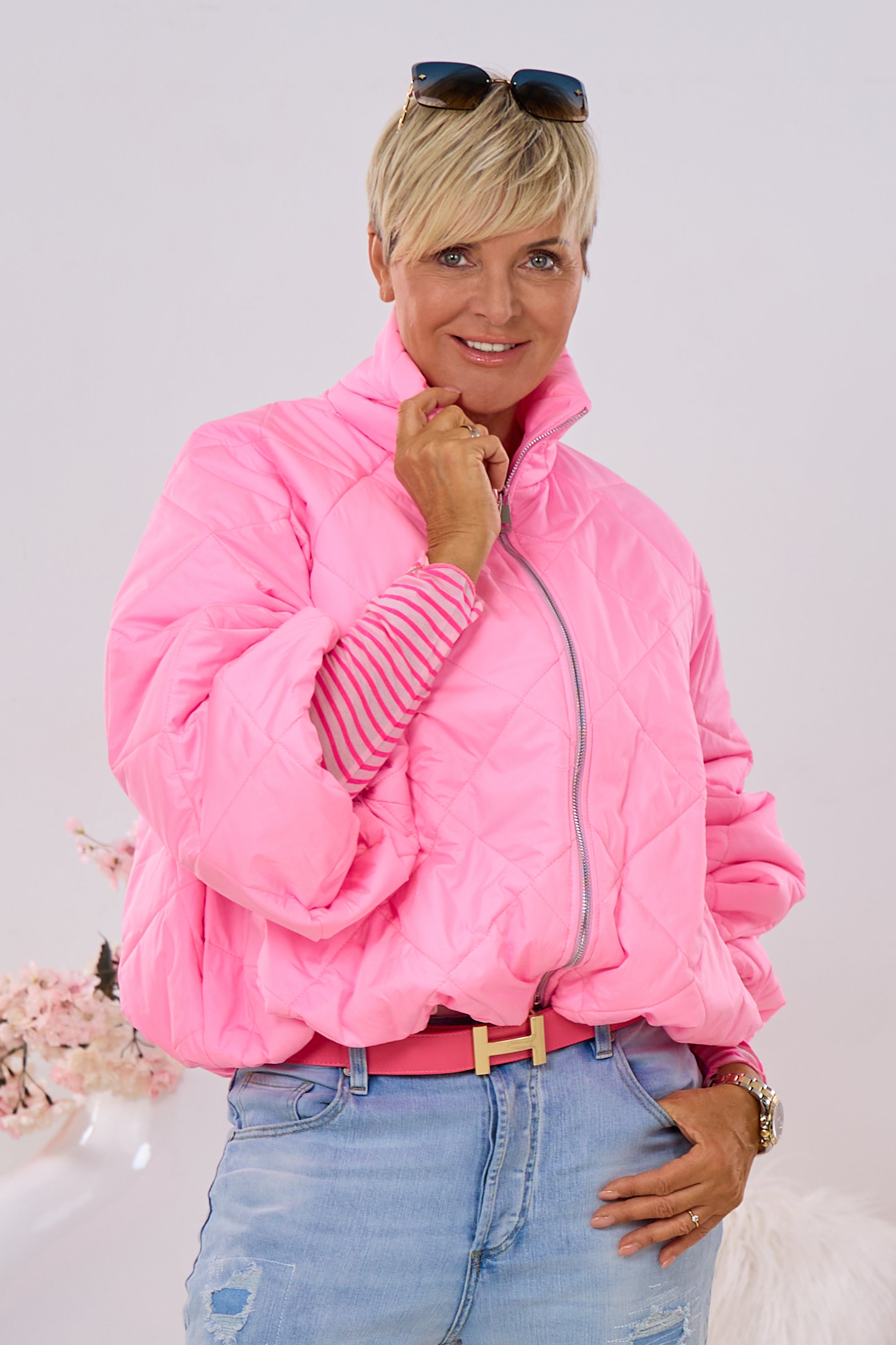 Steppjacke im Balloon-Style, candyrosa
