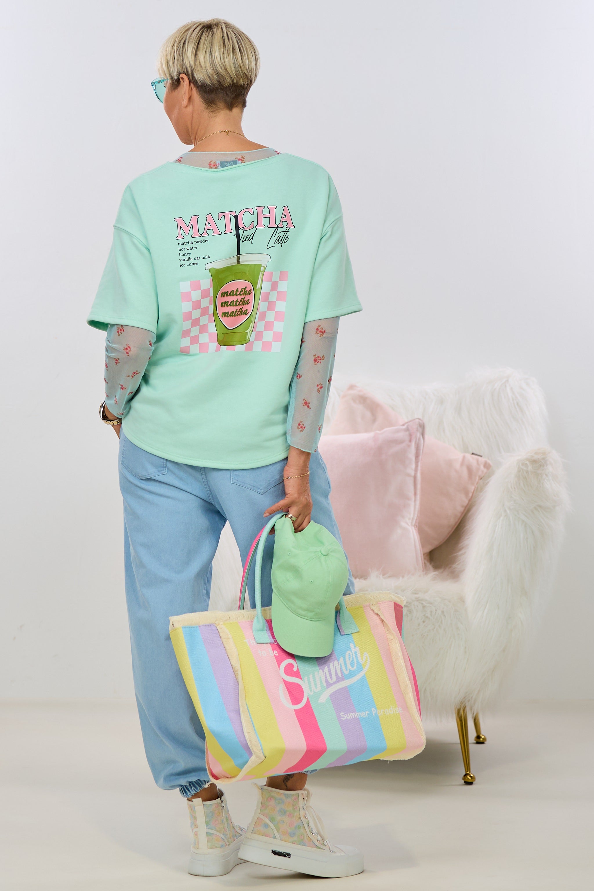 kurzarm Sweaty MATCHA, mint