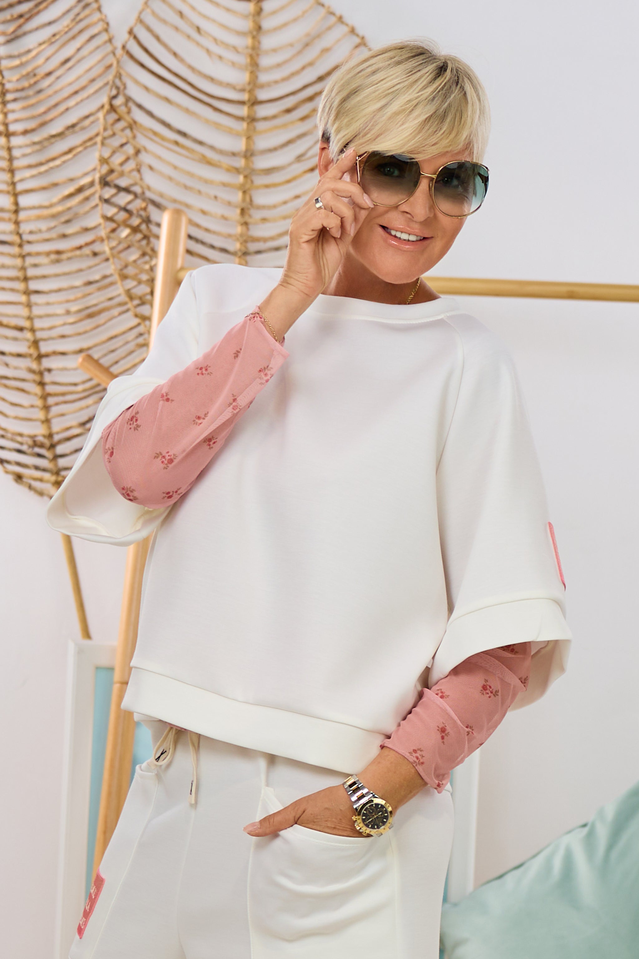 Cozy Shirt CRÈME DE LA CRÈME, ecru