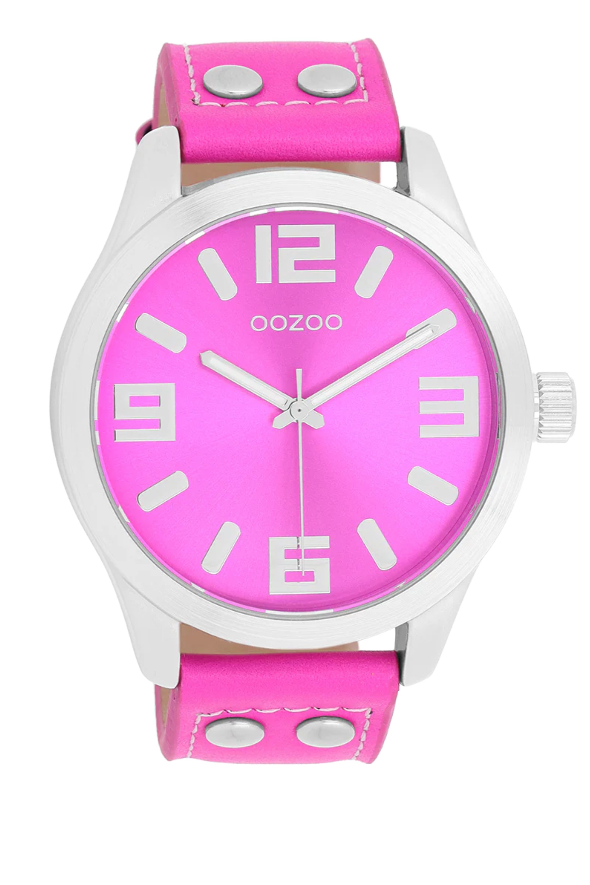 OOZOO Uhr, pink-silber