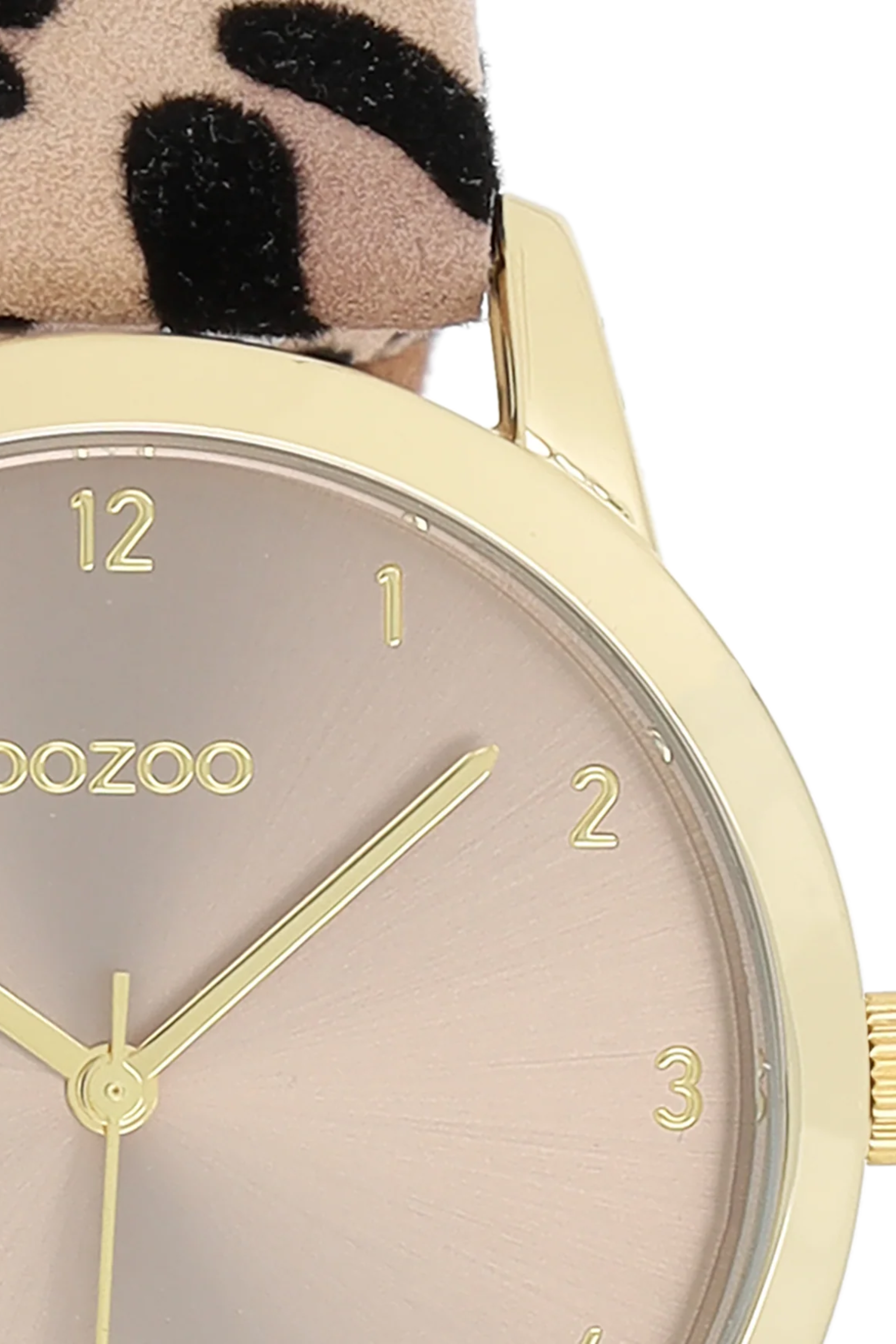 OOZOO Uhr, gold-leo