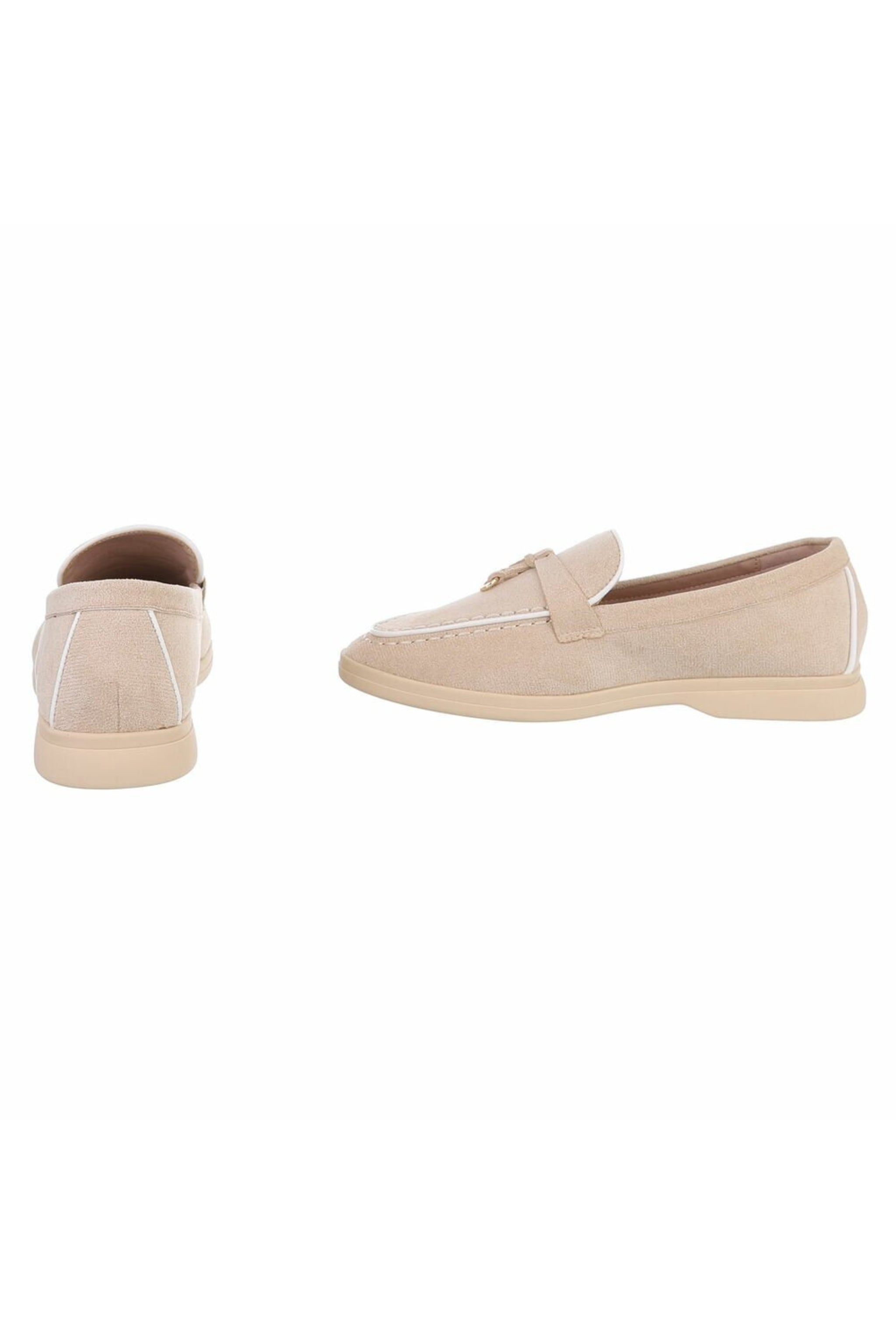 Sommerliche Slipper, beige