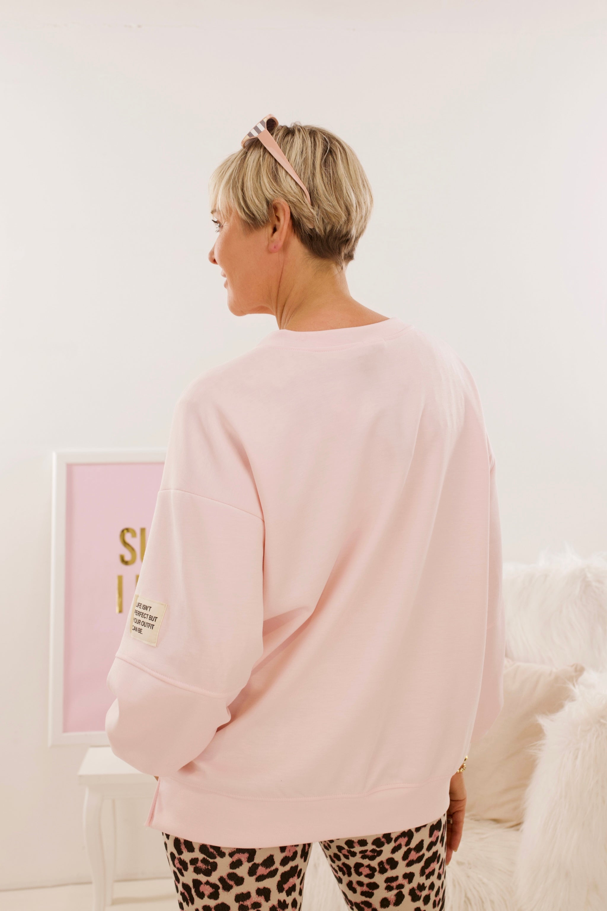 Cozy sweatshirt, rose