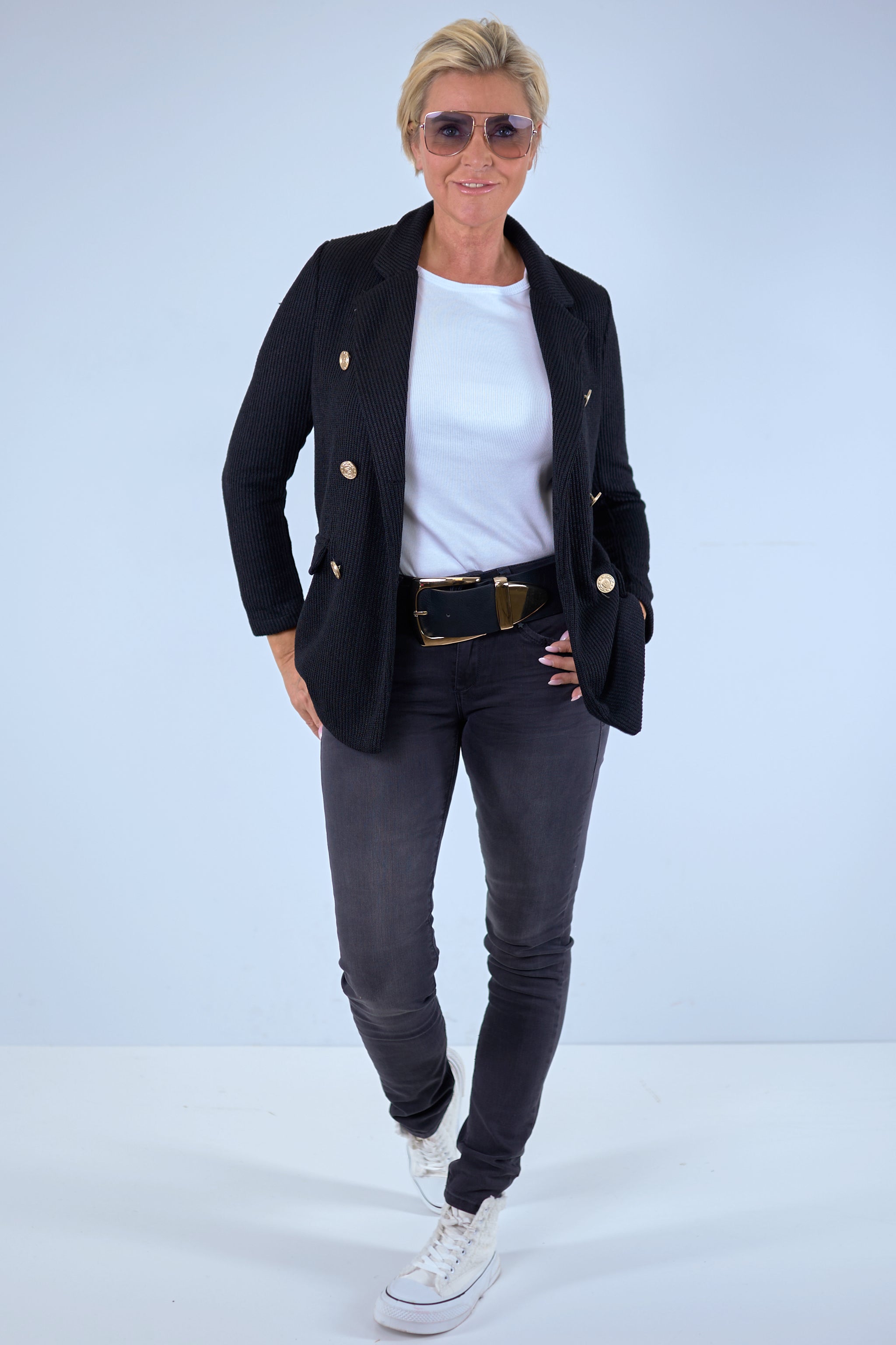 Jeans von Timezone in anthrazit bei Trends & Lifestyle Deutschland GmbH